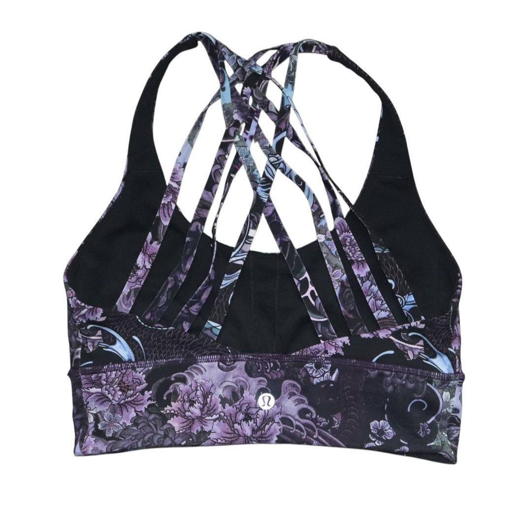 Lululemon Lululemon Free To Be Moved Bra Memoir Multi Purple Size 6 Size M / US 6-8 / IT 42-44 - 2 Thumbnail