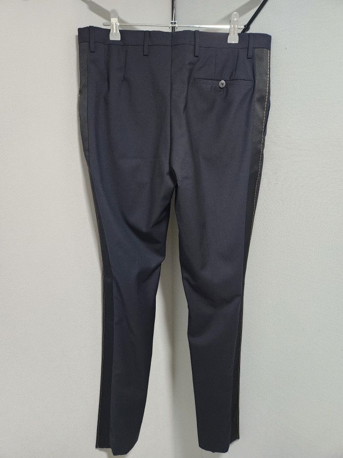 Lanvin Lanvin Contrast Striped Panel 골드스티치 Pants Size US 30 / EU 46 - 3 Thumbnail