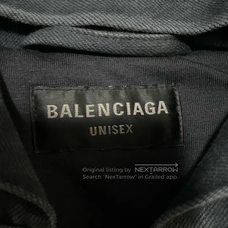 Balenciaga Balenciaga Retro letter logo vintage grey denim cotton coa Size US S / EU 44-46 / 1 - 3 Thumbnail