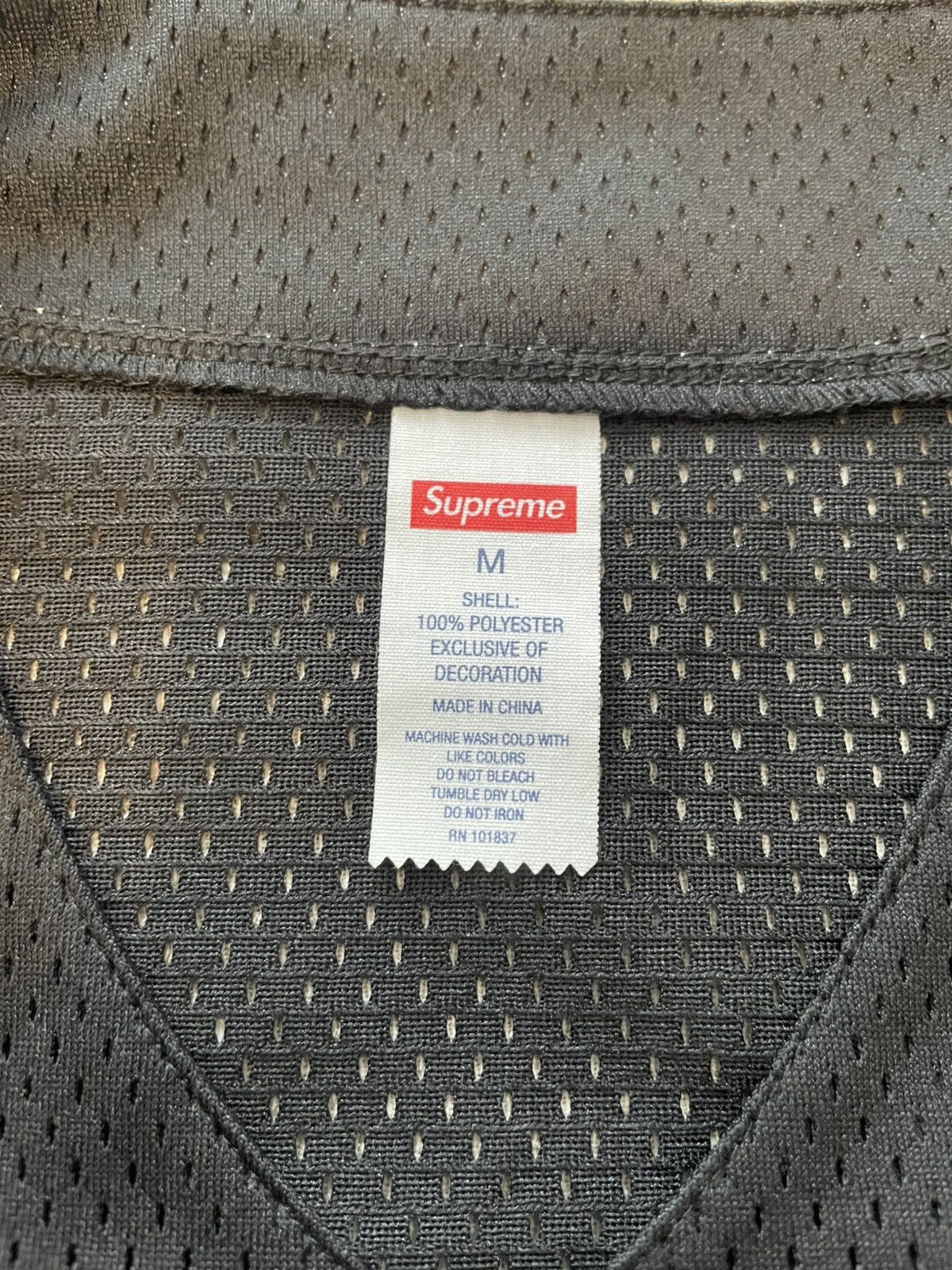 Supreme Supreme Old English Baseball Jersey Black (SS25) Size US M / EU 48-50 / 2 - 6 Thumbnail