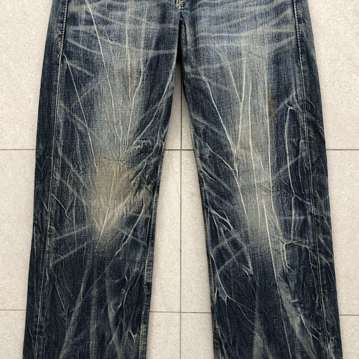Levi's Vintage Levi's 503 straight-leg washed denim jeans Size US 31 - 3 Thumbnail