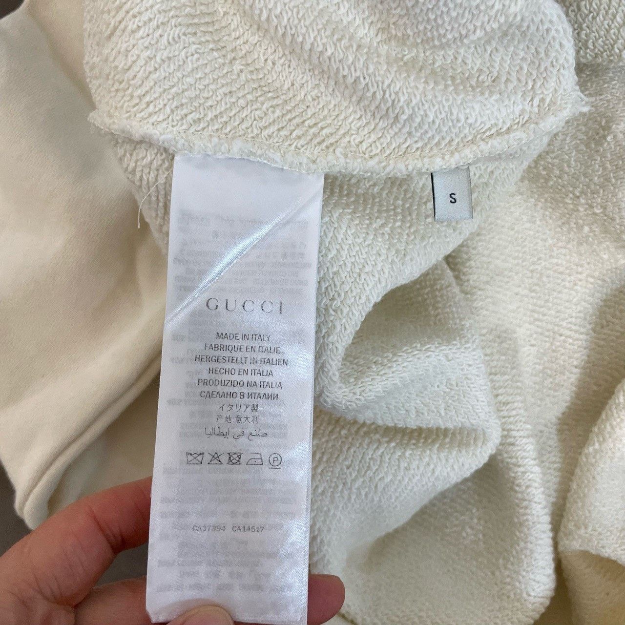 Gucci Gucci White bear square hoodie 2501-Nextarrow Size US S / EU 44-46 / 1 - 6 Thumbnail