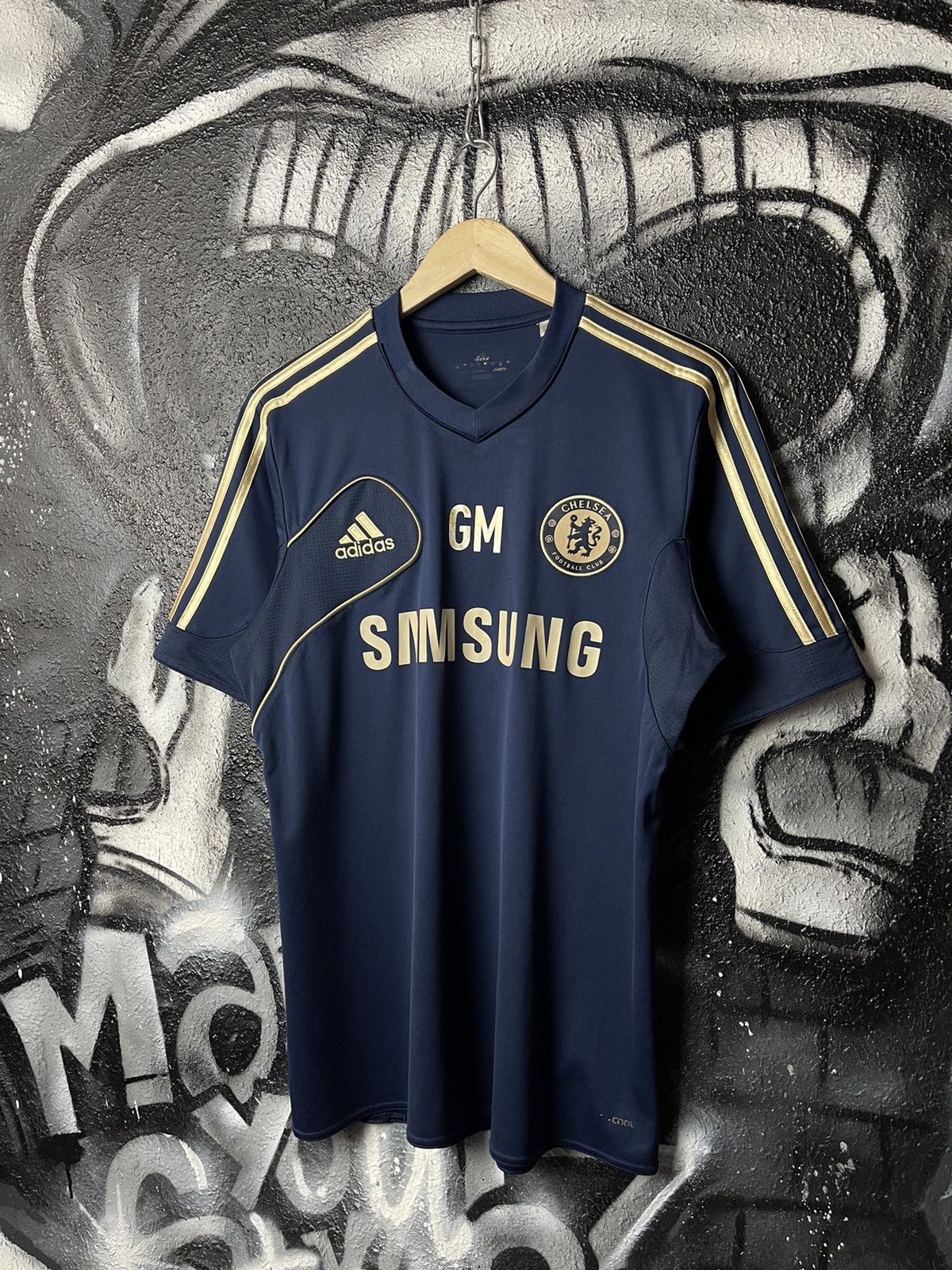Adidas Adidas Chelsea FC Vintage Navy Blue Soccer Jersey T-Shirt Size Medium Size US M / EU 48-50 / 2 - 1 Thumbnail