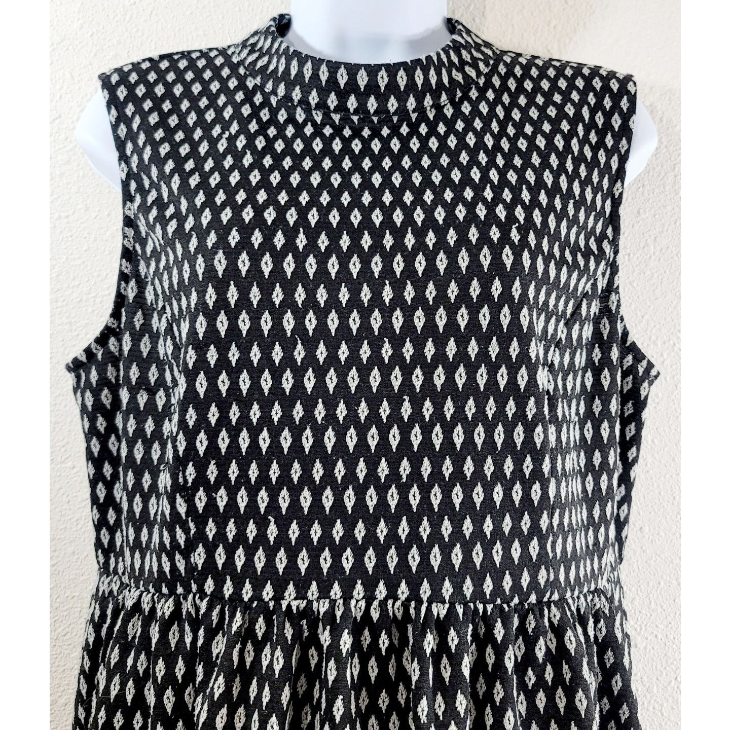 Other Xhilaration Black White Geo Print A Line Dress XL Ruffled Size XL / US 12-14 / IT 48-50 - 5 Thumbnail