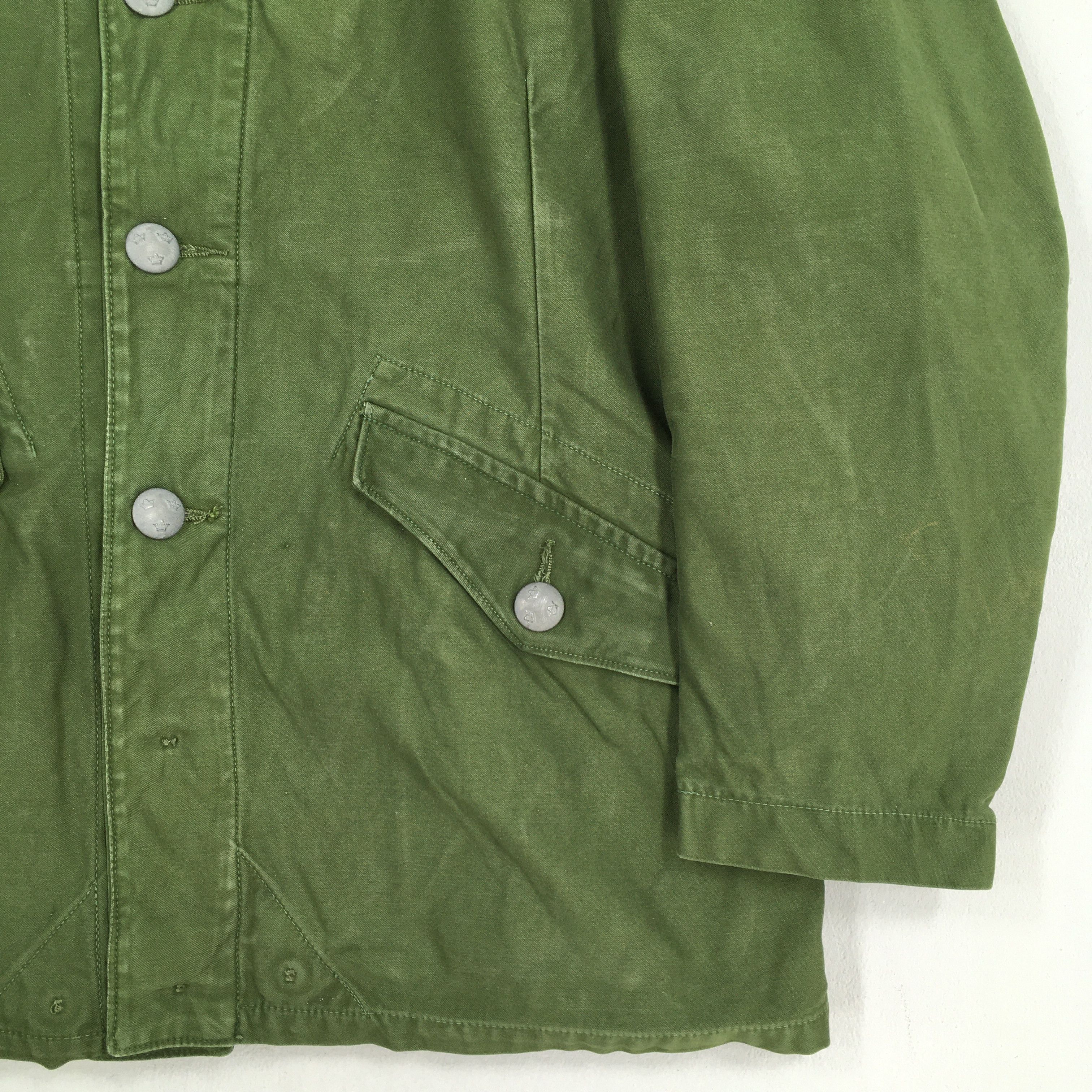 Vintage Vintage 70's Swedish C48 Infrantry Military Jacket Medium Size US M / EU 48-50 / 2 - 5 Thumbnail