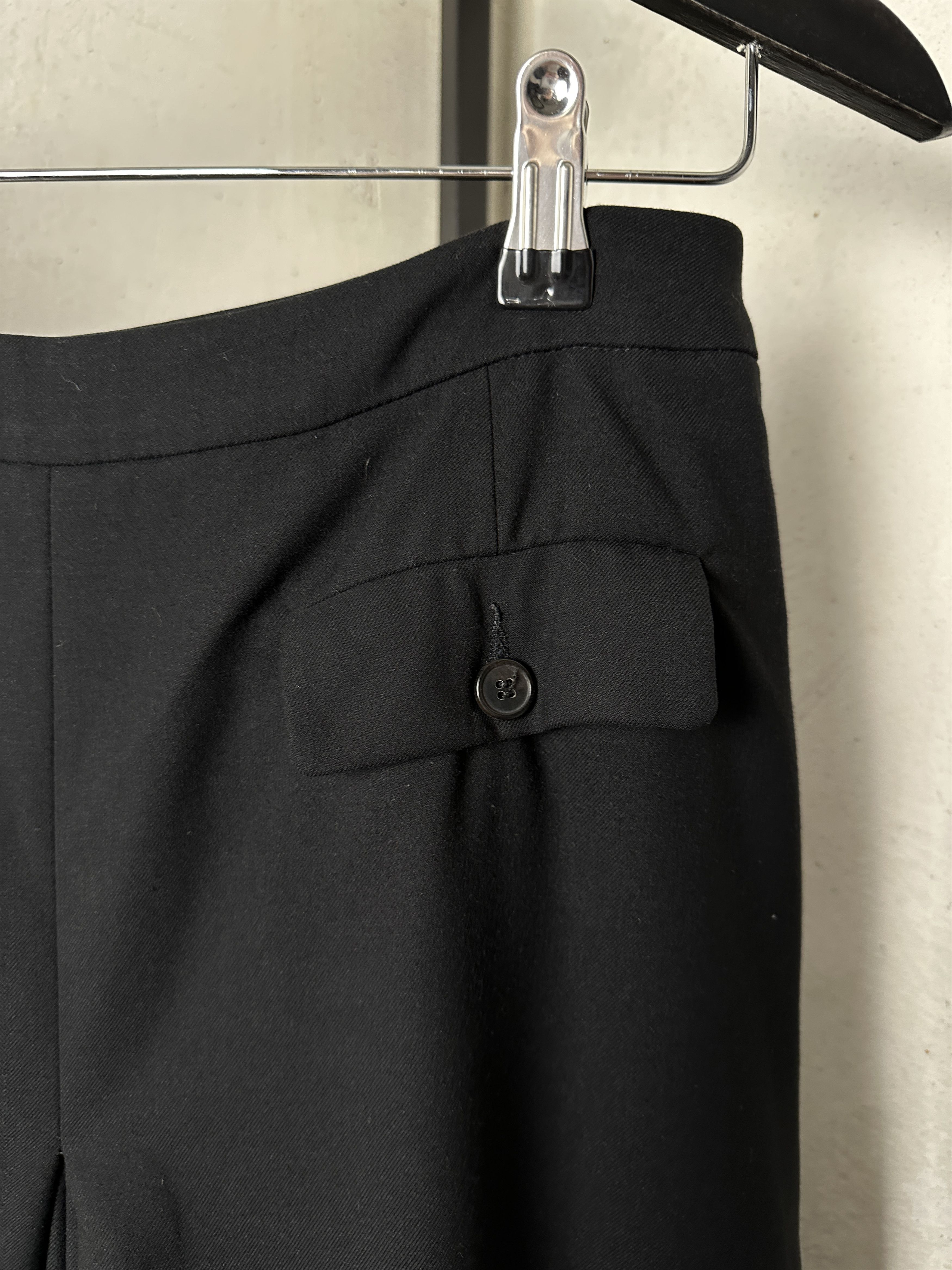 Maison Margiela Maison Margiela Black Cupro Culottes Size 28" / US 6 / IT 42 - 3 Thumbnail