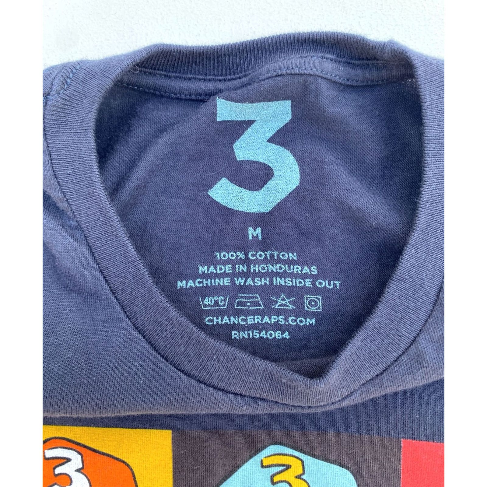 Vintage Chance The Rapper Men’s T-Shirt Shirt Adult M Black 100% Cotton Short Sleeve Crew Neck Music RWR 2010-2019 Size US M / EU 48-50 / 2 - 5 Thumbnail