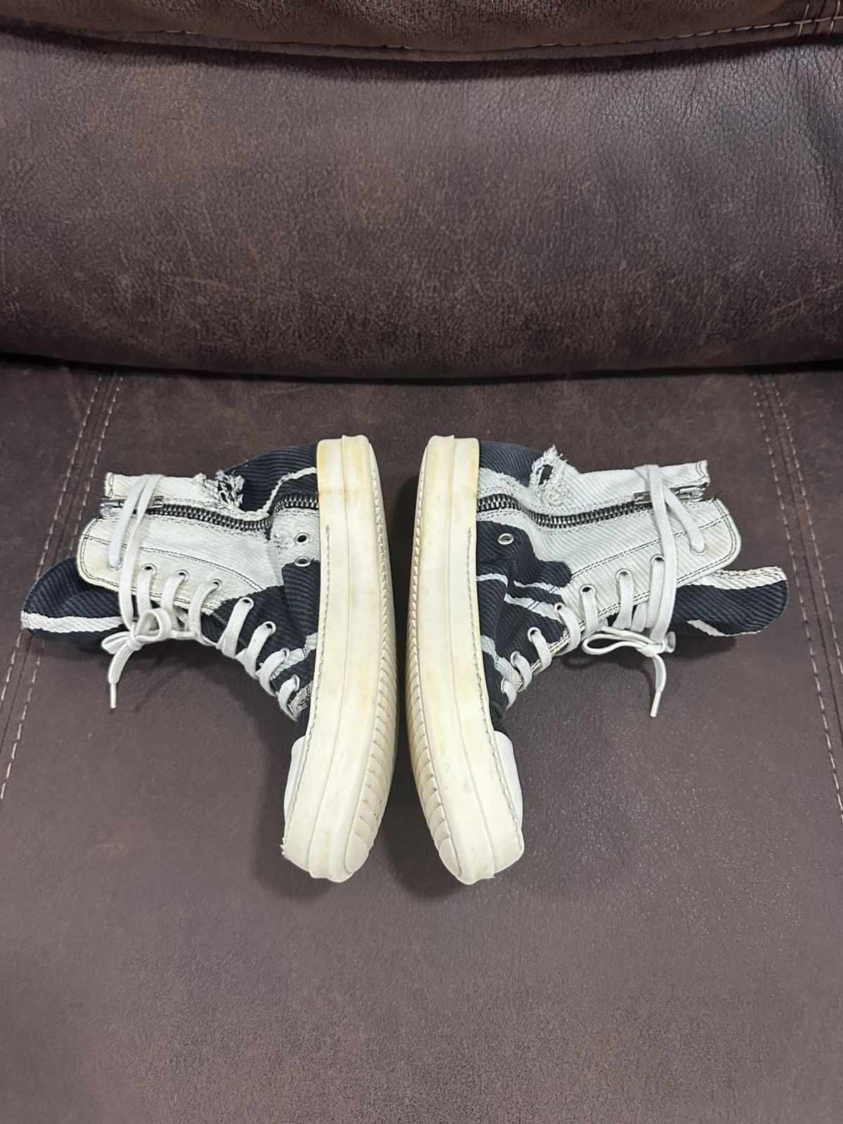 Rick Owens Drkshdw Rick Owens DRKSHDW FW16 Mastodon Bleach Vomit Ramone Size 39 Size US 6 / EU 39 - 5 Thumbnail