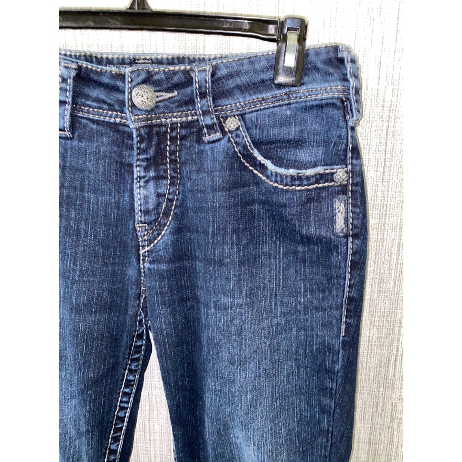 Silver Jeans Co. Silver Jeans Suki Surplus Womens Jeans 28x30 Blue Denim Size 28" / US 6 / IT 42 - 2 Thumbnail