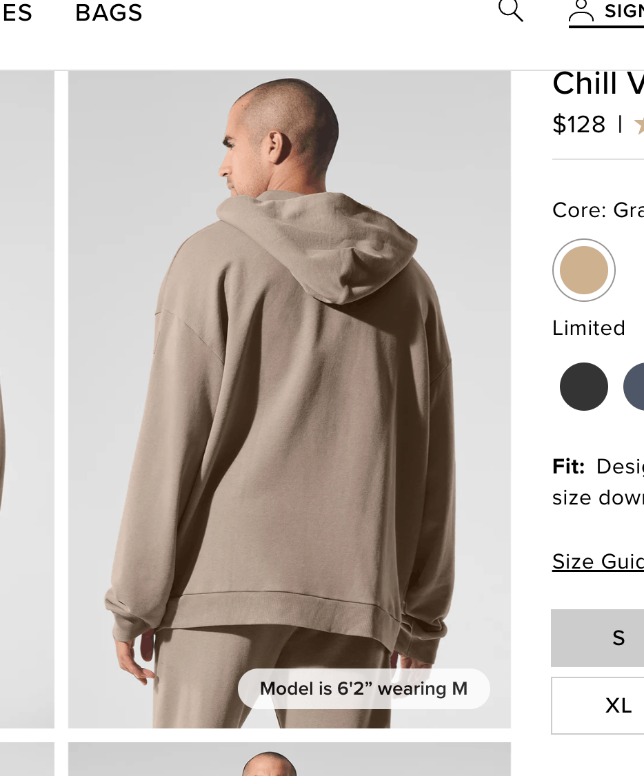 Alo Alo Yoga Men's Chill Vintage Wash Hoodie Sweatpant Set S Size US S / EU 44-46 / 1 - 18 Thumbnail