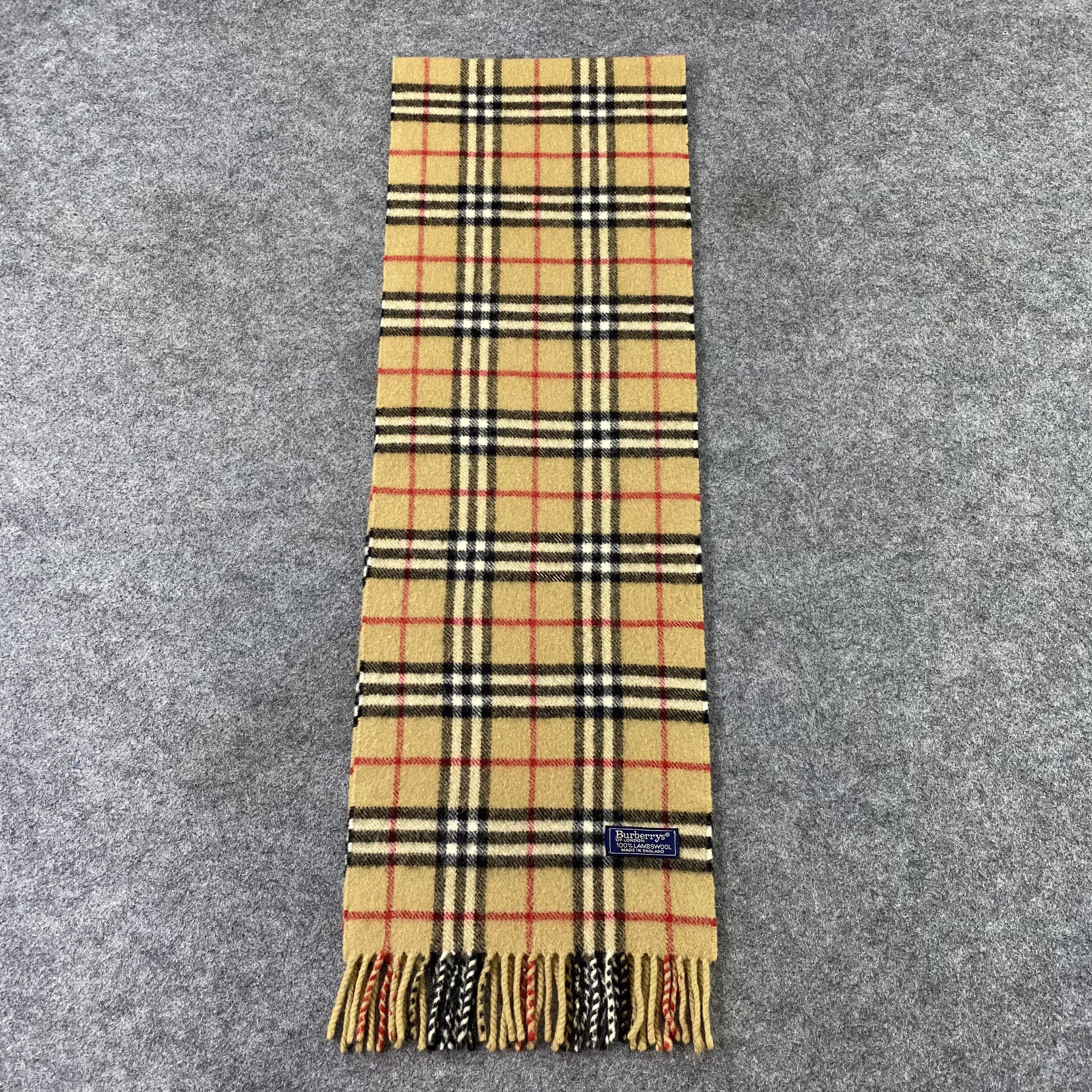 Burberry Burberry Wool Muffler / Scarf / Neckwear -T1489 Size ONE SIZE - 2 Thumbnail