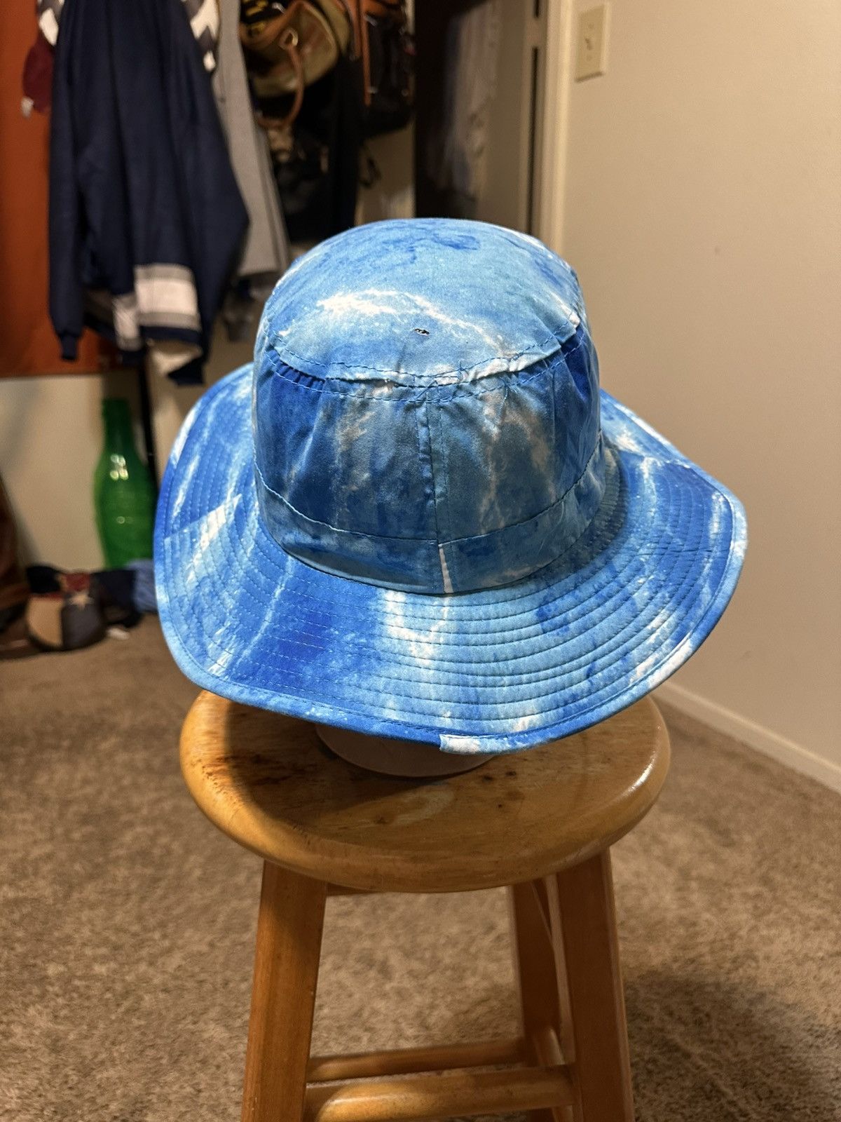 Anti Social Social Club Vintage USPS Mailman “triple sky blue” bucket hat 00s Size ONE SIZE - 4 Thumbnail