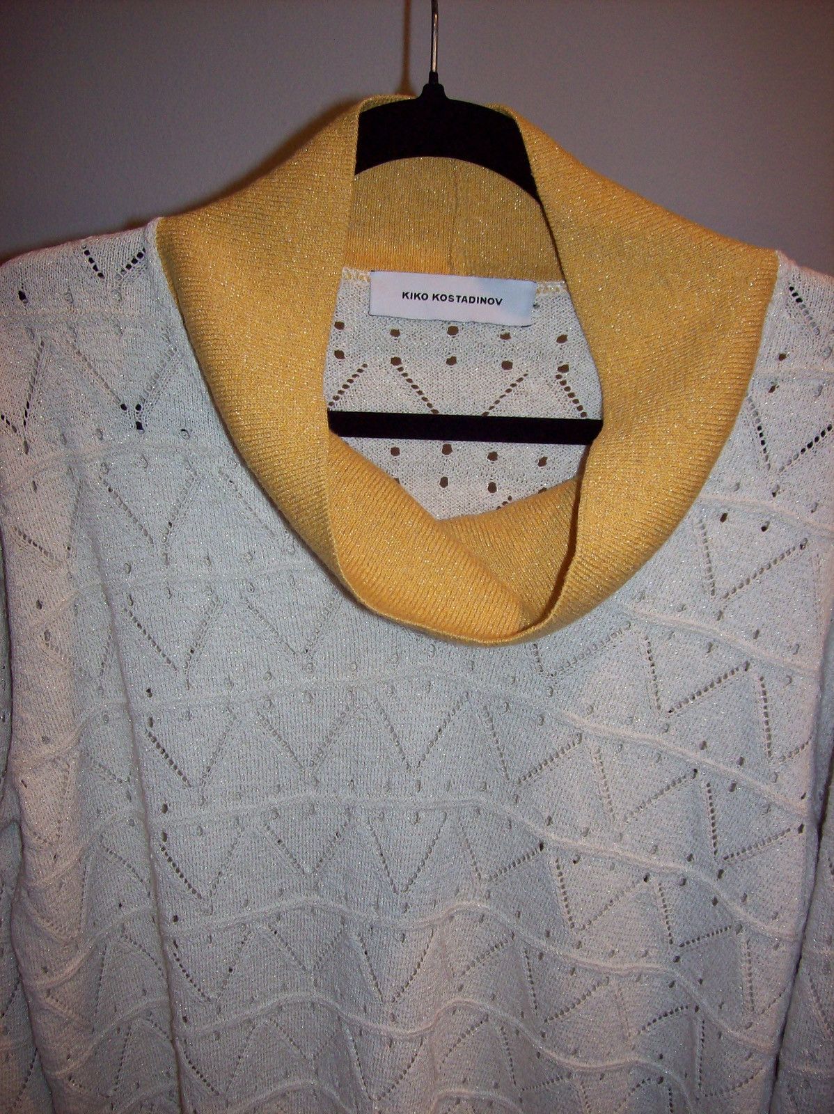 Kiko Kostadinov Kiko Kostadinov SS24 Beige & Yellow Brecht Turtleneck Size US M / EU 48-50 / 2 - 13 Thumbnail
