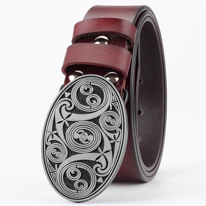 Designer Hip-hop Vintage Belt Riveted Belts Menswear Accessories Size ONE SIZE - 2 Thumbnail