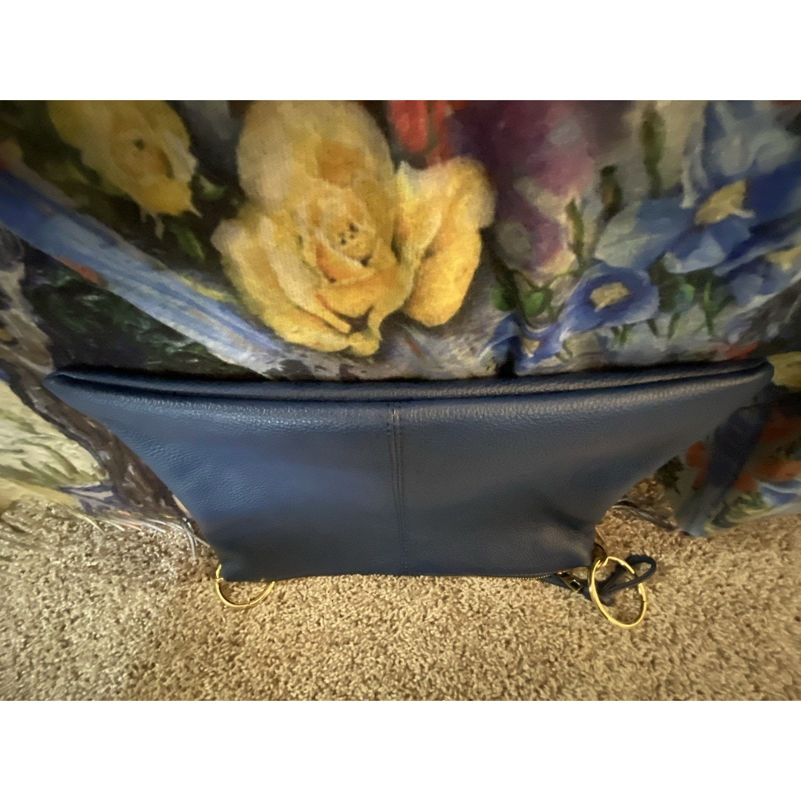 Other Italian made leather blue handbag,New, by Borse in Pelle Size ONE SIZE - 11 Thumbnail