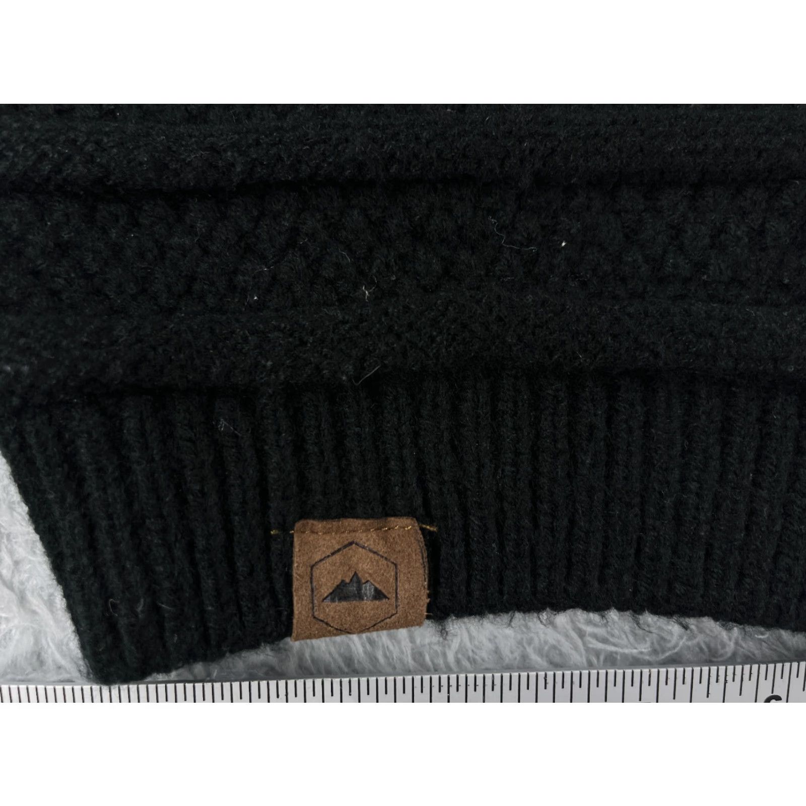 Vintage Tough Headwear Beanie Hats Adult One Size Black Knit 100% Acrylic Slouch Toque Ski Size ONE SIZE - 2 Thumbnail
