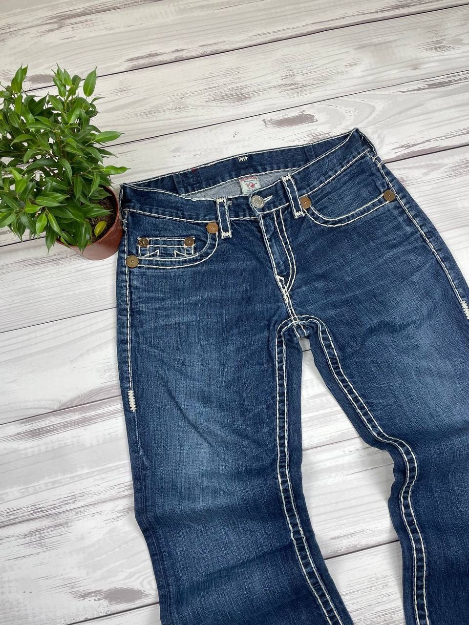 True Religion TRUE RELIGION Jack Natural Super Straight Jeans Navy Size US 34 / EU 50 - 8 Thumbnail