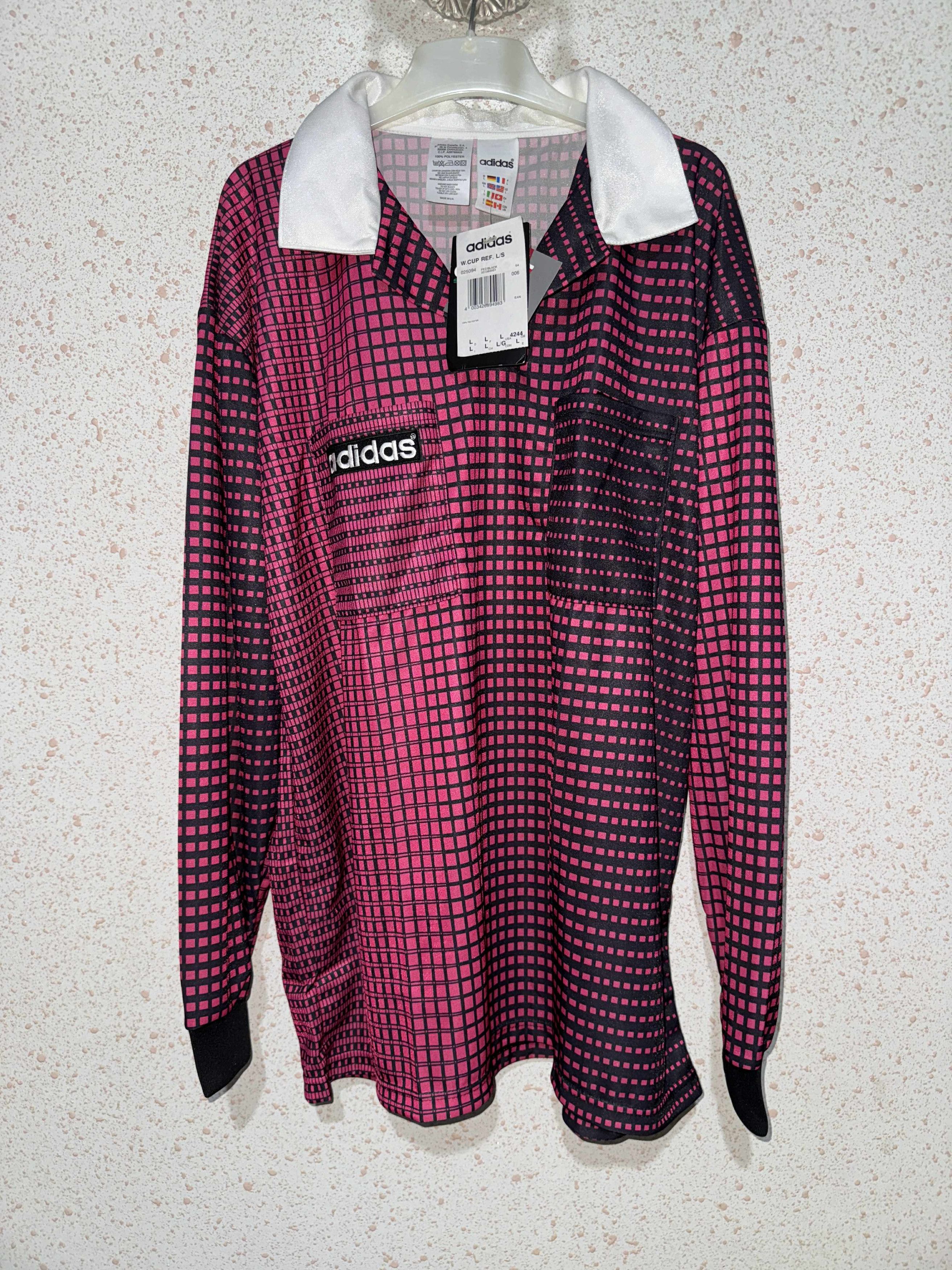 Adidas Referee 1994/95 Vintage World Cup Shirt BNWT Size US L / EU 52-54 / 3 - 1 Thumbnail