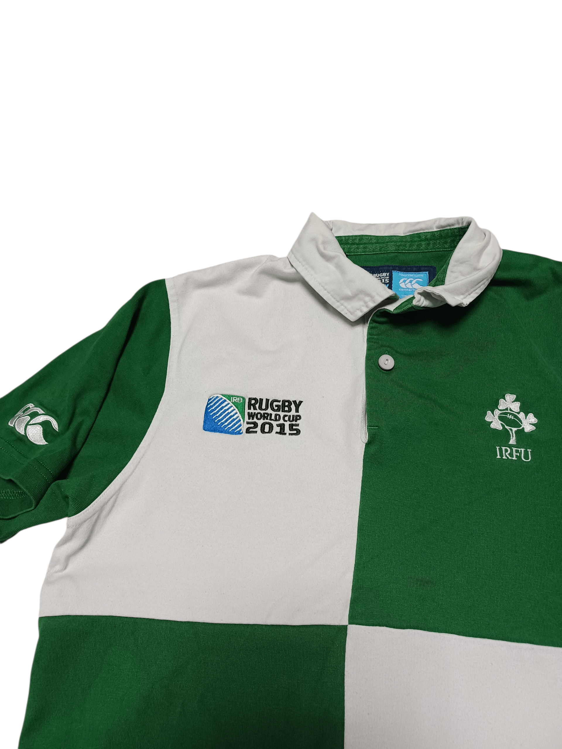 Canterbury of New Zealand IRELAND RUGBY VINTAGE CANTERBURY WORLD CUP POLO SHIRT Size US M / EU 48-50 / 2 - 2 Thumbnail