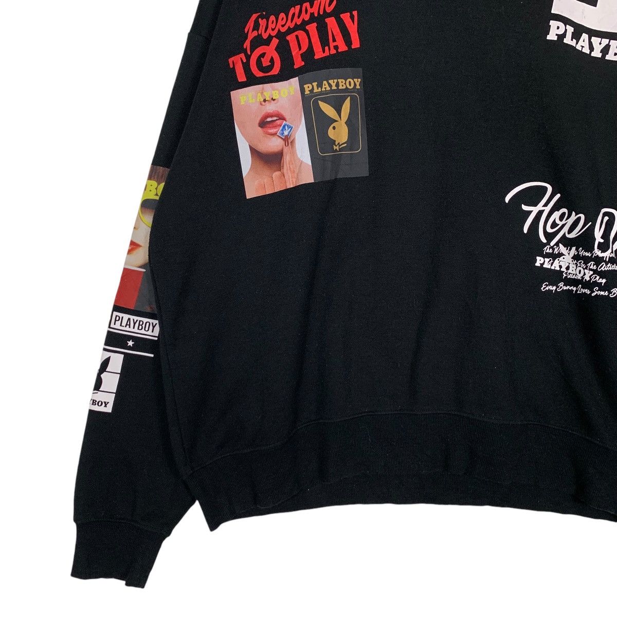 Playboy PLAYBOY Graphics Sweatshirt #1382-C62 Size US L / EU 52-54 / 3 - 3 Thumbnail