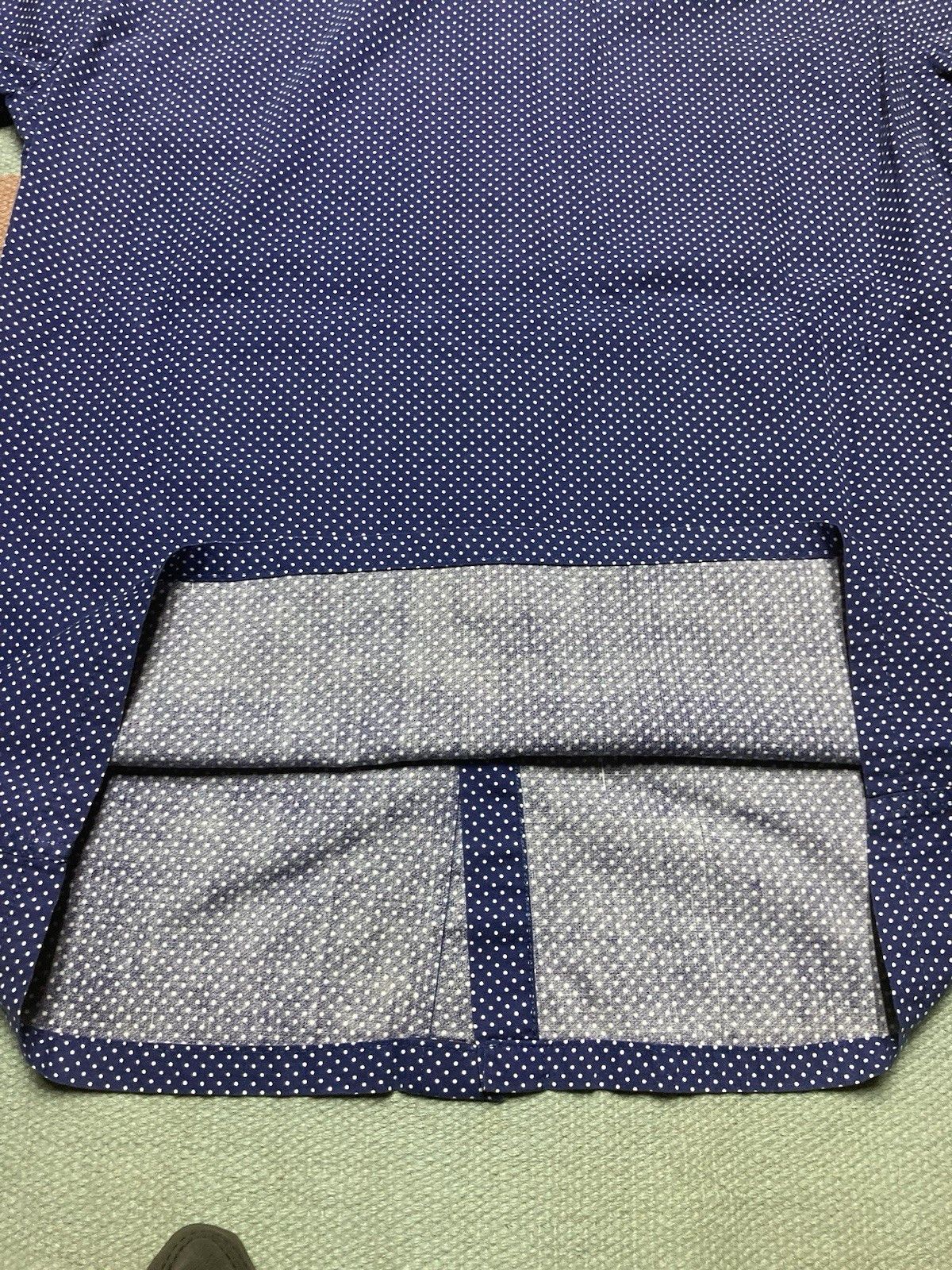 Vintage Vintage 1970s button shirt polka dot indigo blue Enro medium Size US M / EU 48-50 / 2 - 8 Thumbnail
