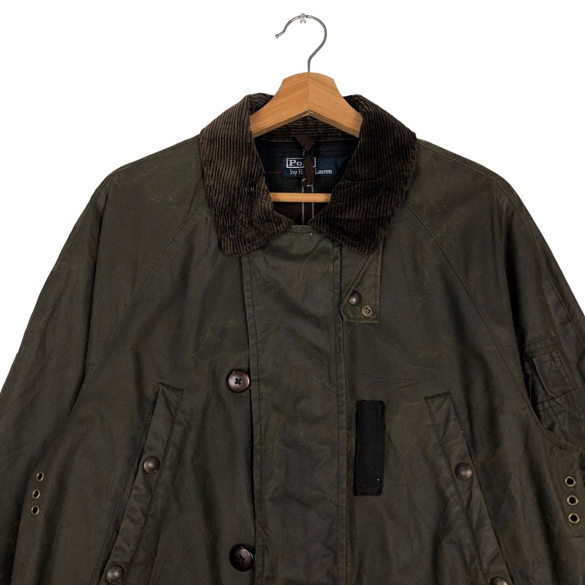 Polo Ralph Lauren VINTAGE HUNTING WAX JACKET BLANKET LINING POLO RALPH LAUREN Size US L / EU 52-54 / 3 - 3 Thumbnail