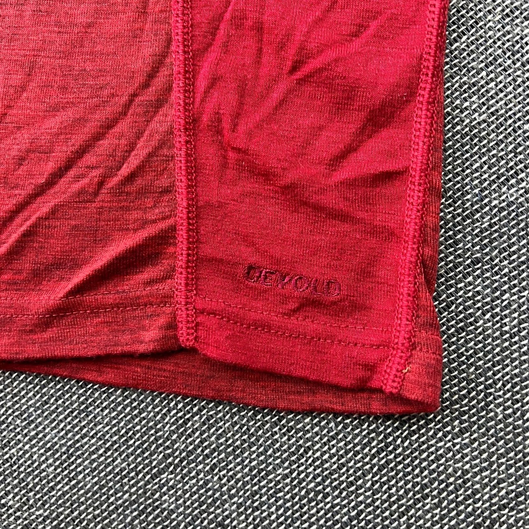 Vintage DEVOLD Multisport Neck Warmer 100% Merino Wool OS Tube Scarf Outdoor Gaiter Red Size ONE SIZE - 4 Thumbnail