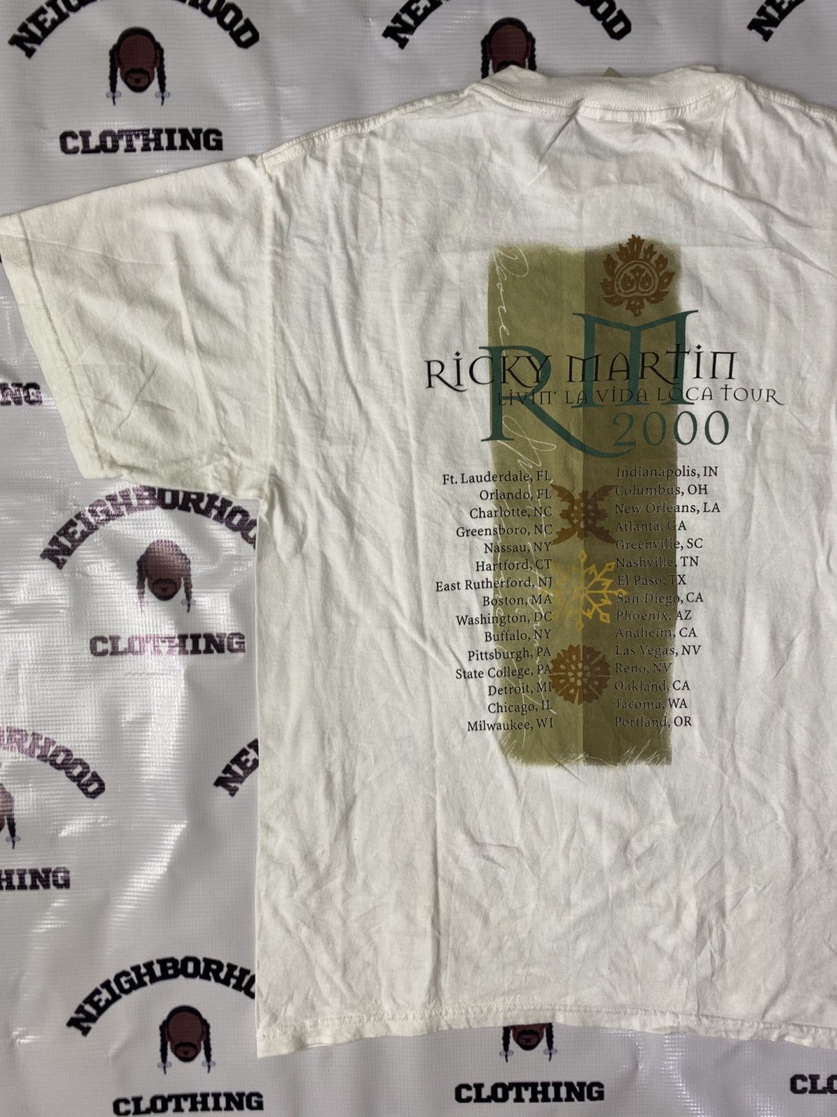 Vintage RICKY MARTIN VINTAGE TEE. Size US M / EU 48-50 / 2 - 6 Thumbnail