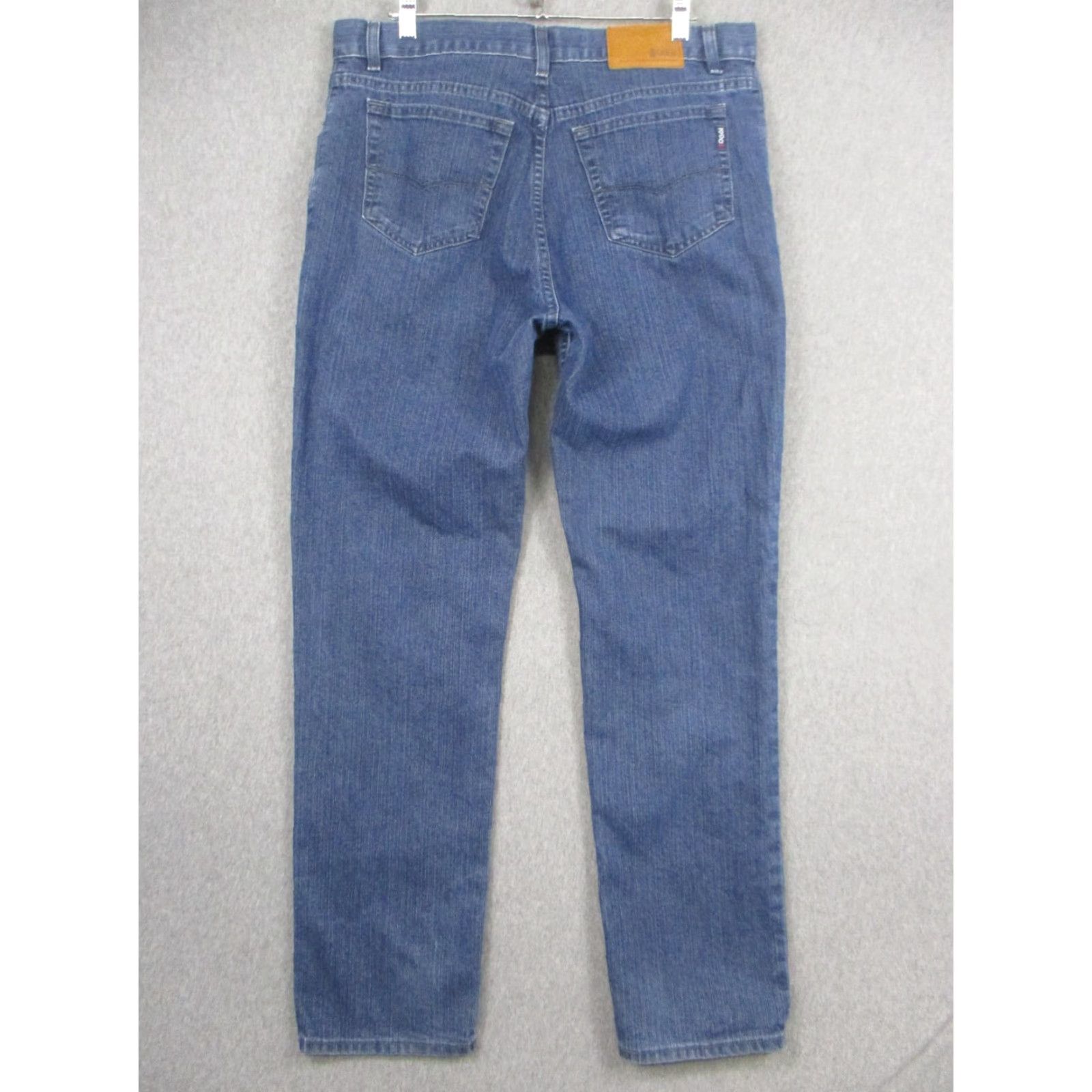 Vintage OGGI Epic Carbon Jeans Mens 34x32 Blue Regular Fit Straight Denim Medium Wash Size US 34 / EU 50 - 5 Thumbnail