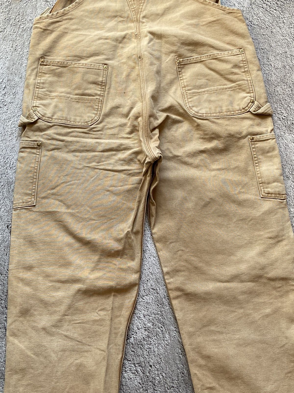 Carhartt × Vintage Vintage 80s Carhartt Archival Faded Distressed Overall Size US 40 / EU 56 - 16 Thumbnail