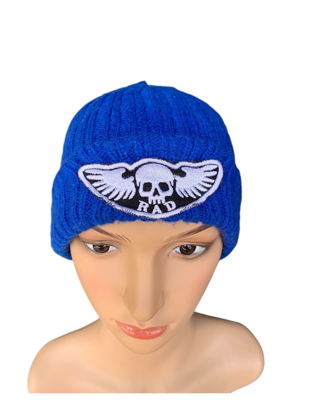 Japanese Brand × Kapital × Vintage Rad Custom Skull Beanie Hat Japanese Style Size ONE SIZE - 2 Thumbnail