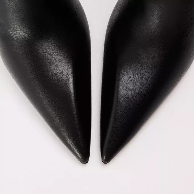 Off-White o1y1225 Leather Ankle Boots in Black Size US 9 / IT 39 - 3 Thumbnail