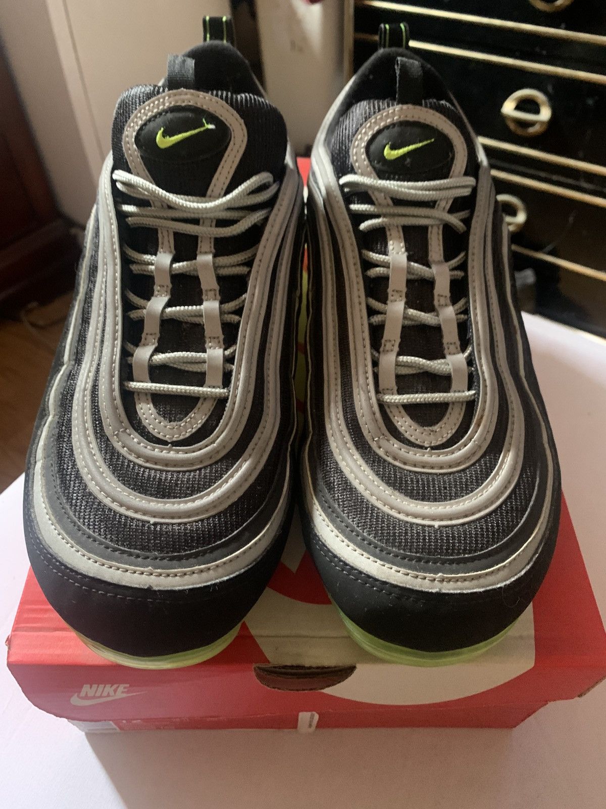 Nike Vapormax 97 'Neon' Size US 12 / EU 45 - 6 Thumbnail