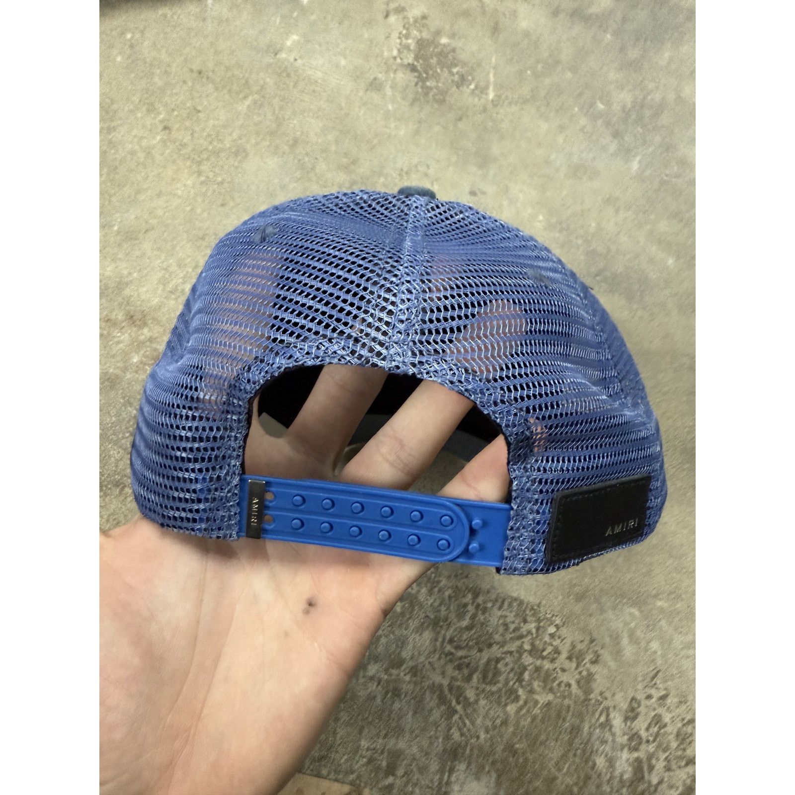 Amiri Amiri Trucker MA Logo Baby Blue Used OS Size ONE SIZE - 2 Thumbnail