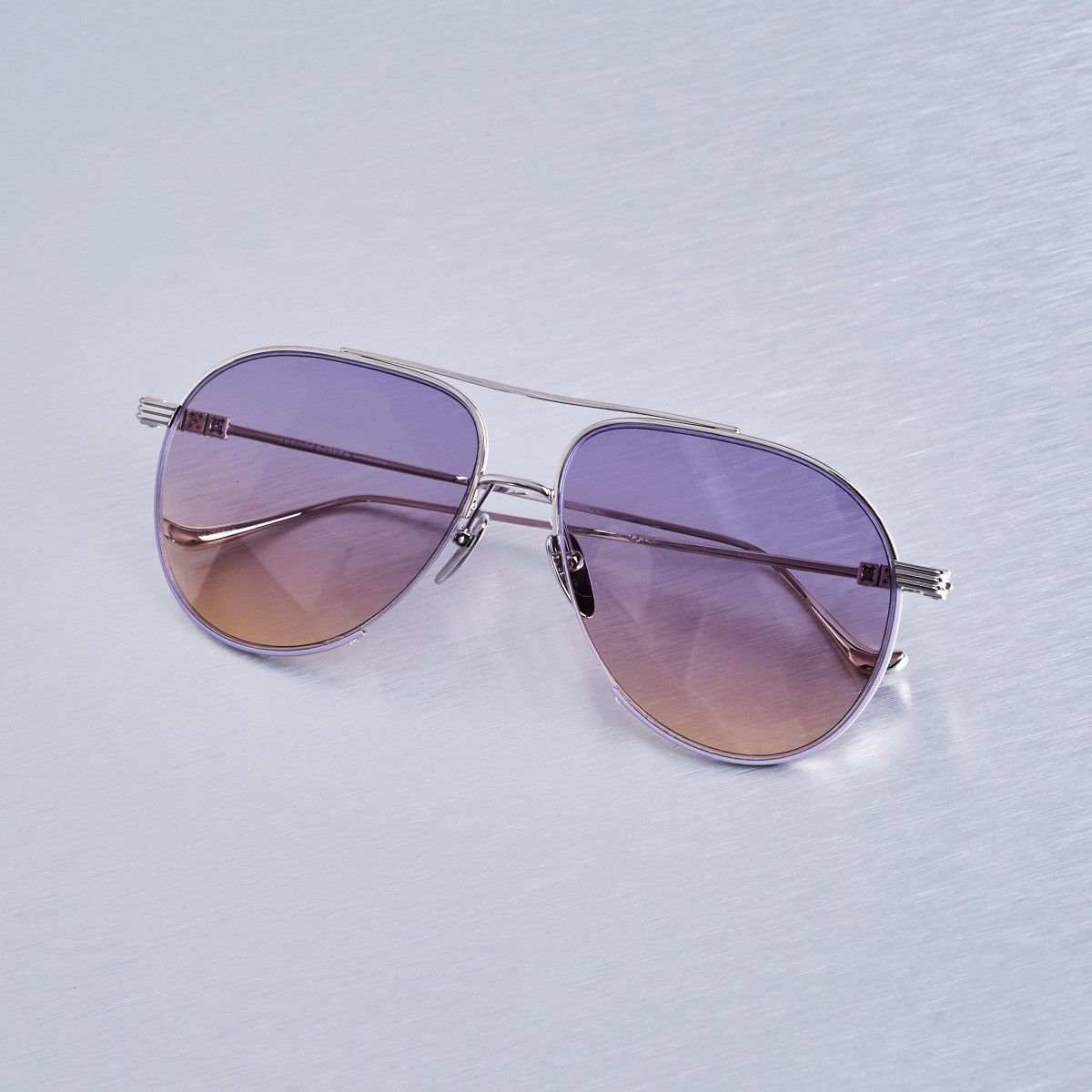 Chrome Hearts CHROME HEARTS STEPPIN' BLU II LAVENDER/SS SUNGLASSES Size ONE SIZE - 6 Thumbnail