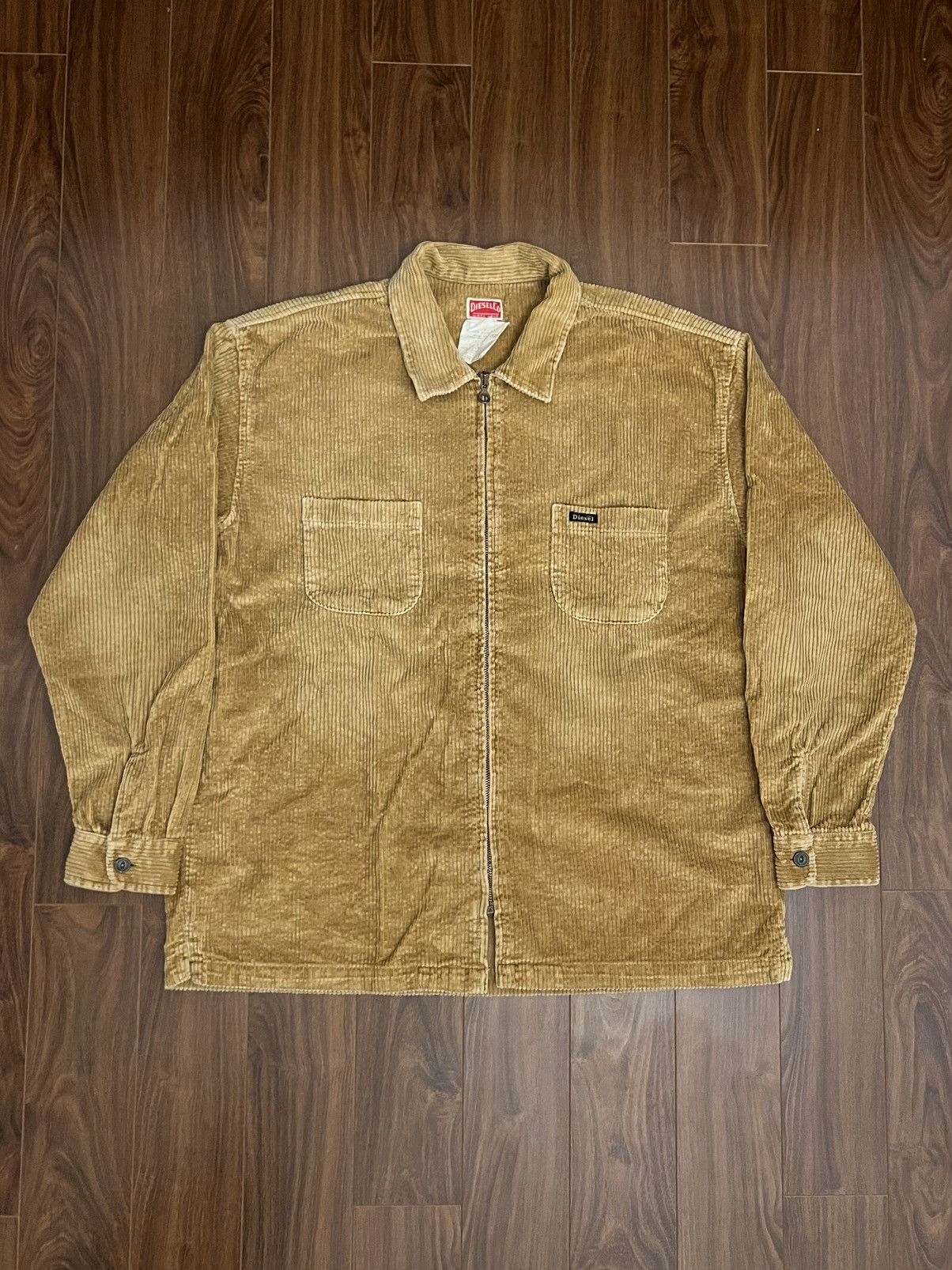 Diesel Vintage Diesel Workwear Herbert Corduroy Jacket Size US L / EU 52-54 / 3 - 1 Thumbnail