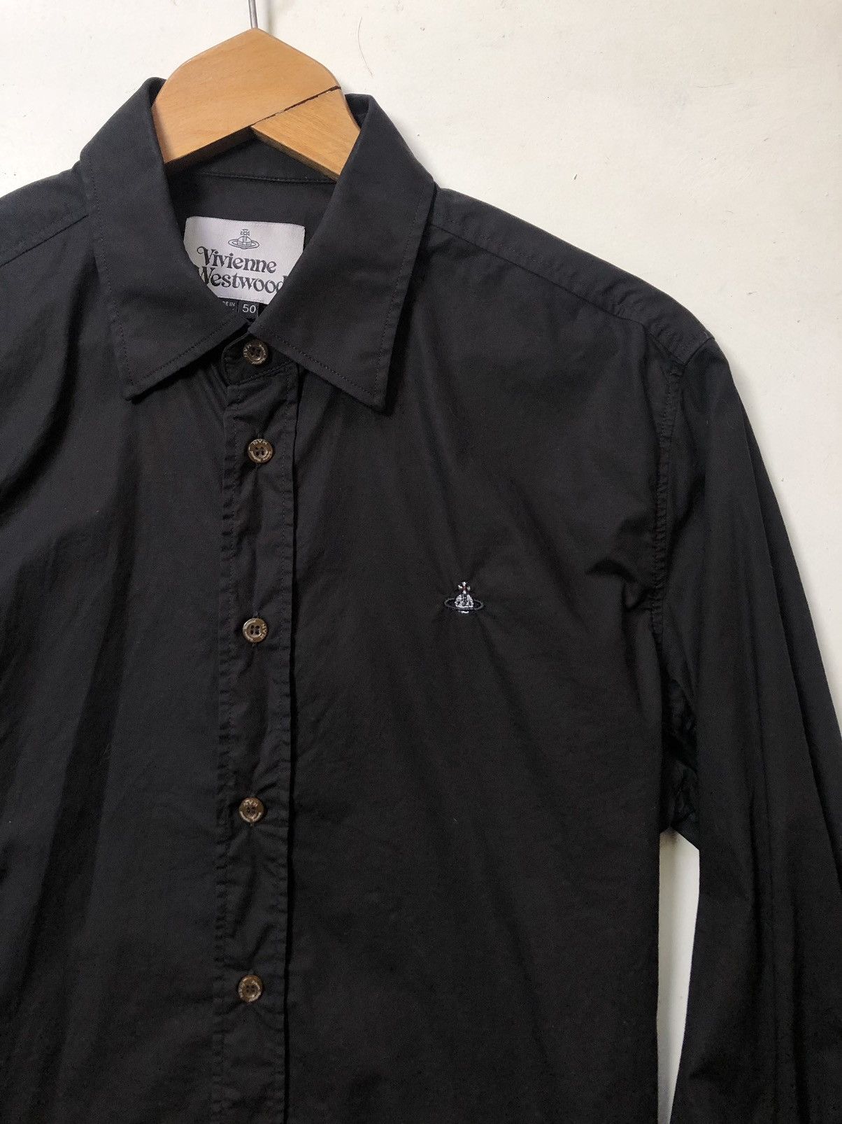 Vivienne Westwood Vivienne Westwood MAN Black Shirt Size 50 IT L – Orb Logo Size US M / EU 48-50 / 2 - 2 Thumbnail