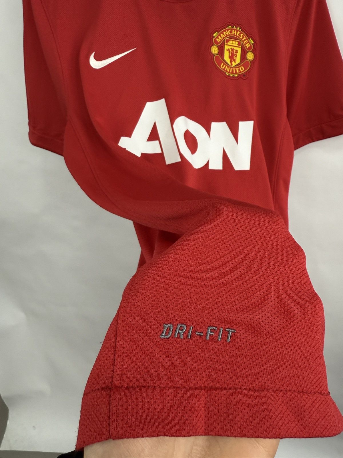 Nike 🏴󠁧󠁢󠁥󠁮󠁧󠁿 Y2K Nike Manchester United Soccer Jersey Dri Fit Rare Size US M / EU 48-50 / 2 - 7 Thumbnail