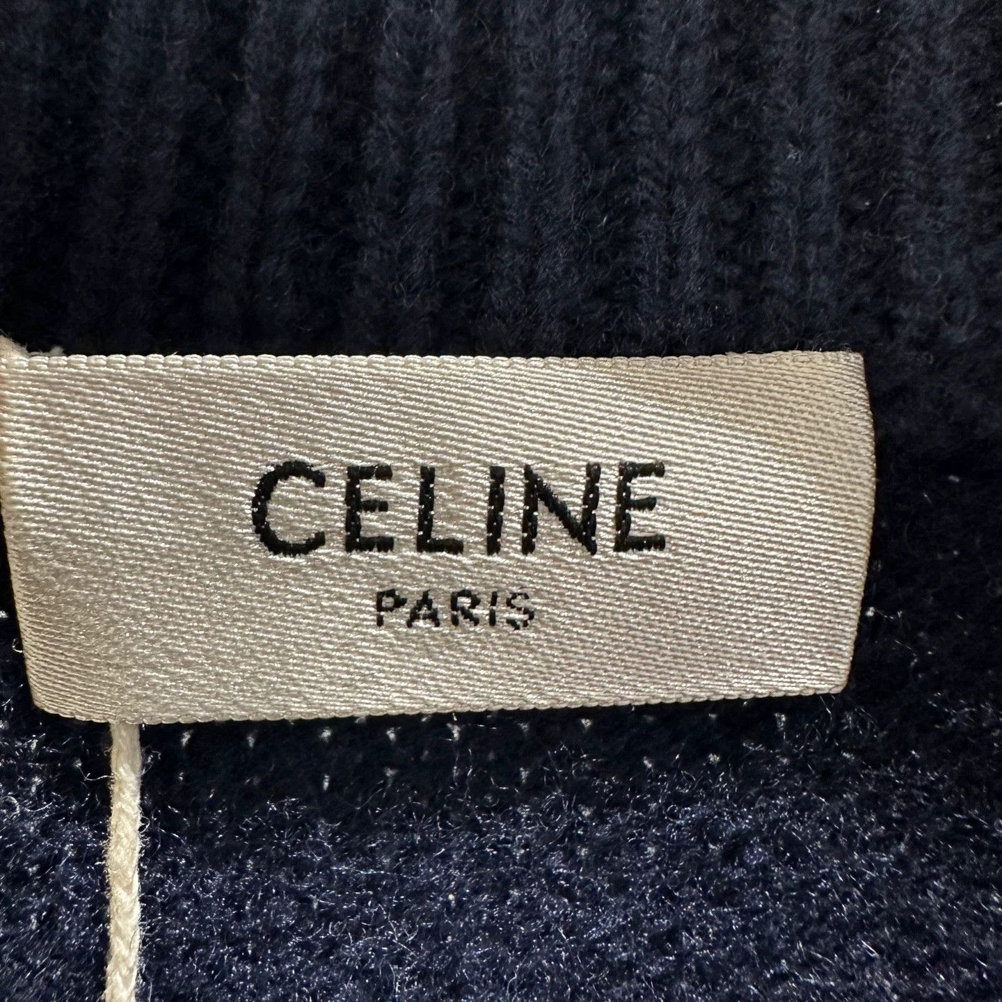 Celine Celine may542 Triomphe Embroidered Wool Sweater L Size L / US 10 / IT 46 - 3 Thumbnail