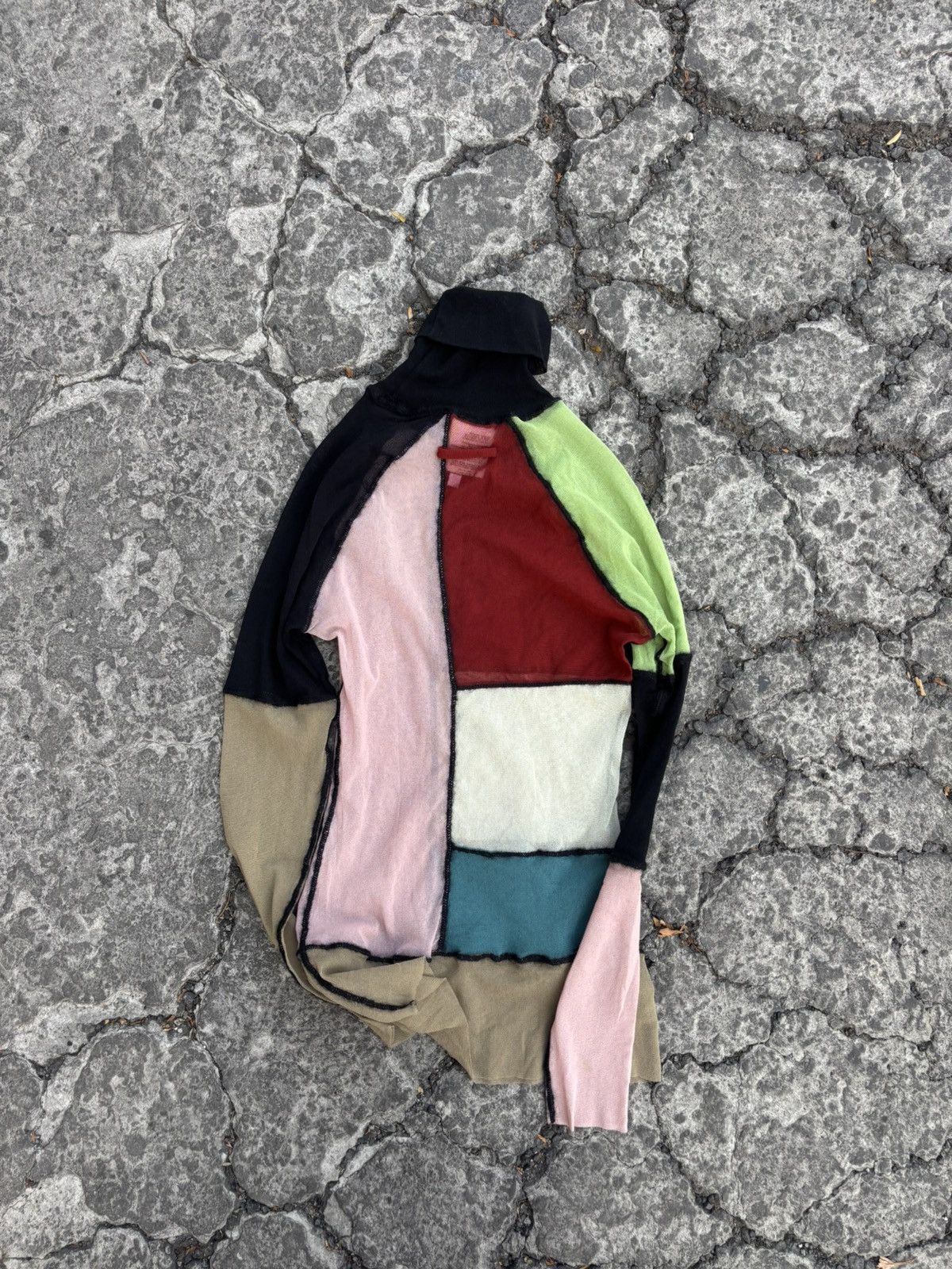 Jean Paul Gaultier jean paul gaultier mesh color block 90s Size S / US 4 / IT 40 - 4 Thumbnail