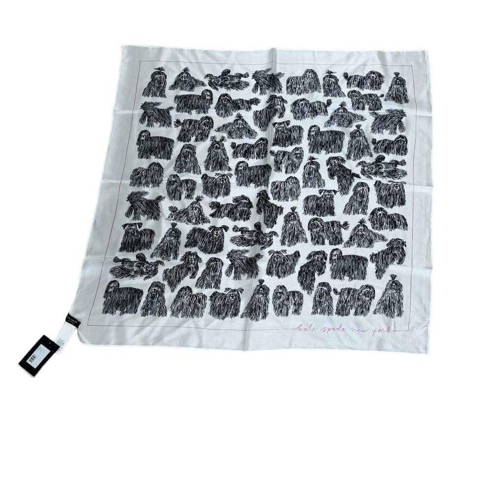 Kate Spade Kate Spade Best in Show Silk Scarf New Size ONE SIZE - 1 Thumbnail