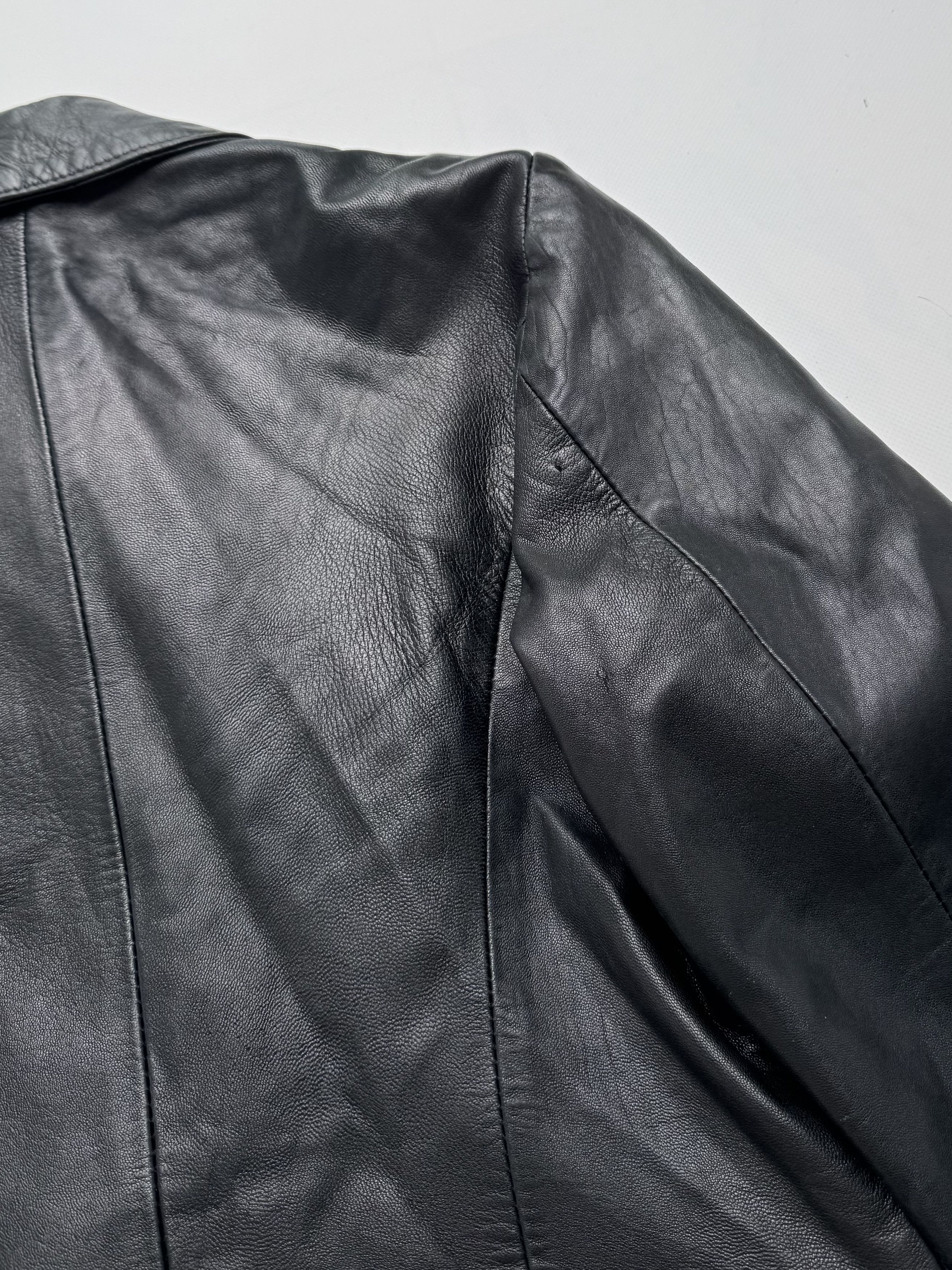 Vintage Vintage Long Leather Jacket B8(V404)E2 Size M / US 6-8 / IT 42-44 - 10 Thumbnail