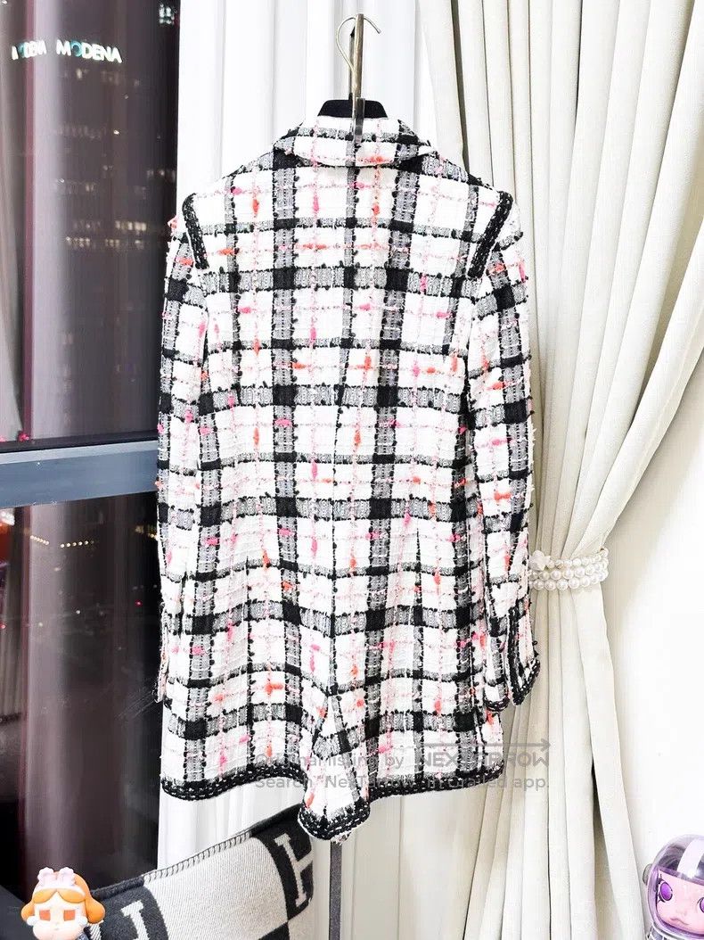 Chanel Chanel Plaid tweed jumpsuit Size 24" / US 00 / IT 34 - 3 Thumbnail