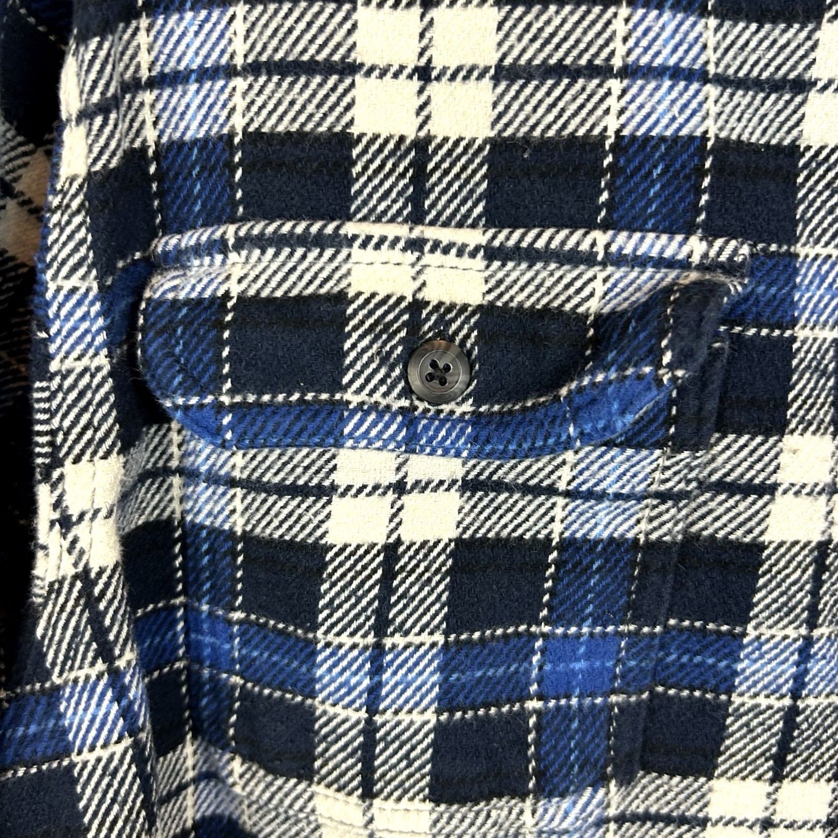 Orvis Orvis Flannel Shirt Mens 2XL Blue Plaid Button Shacket Workwear Outdoor Size US XXL / EU 58 / 5 - 6 Thumbnail
