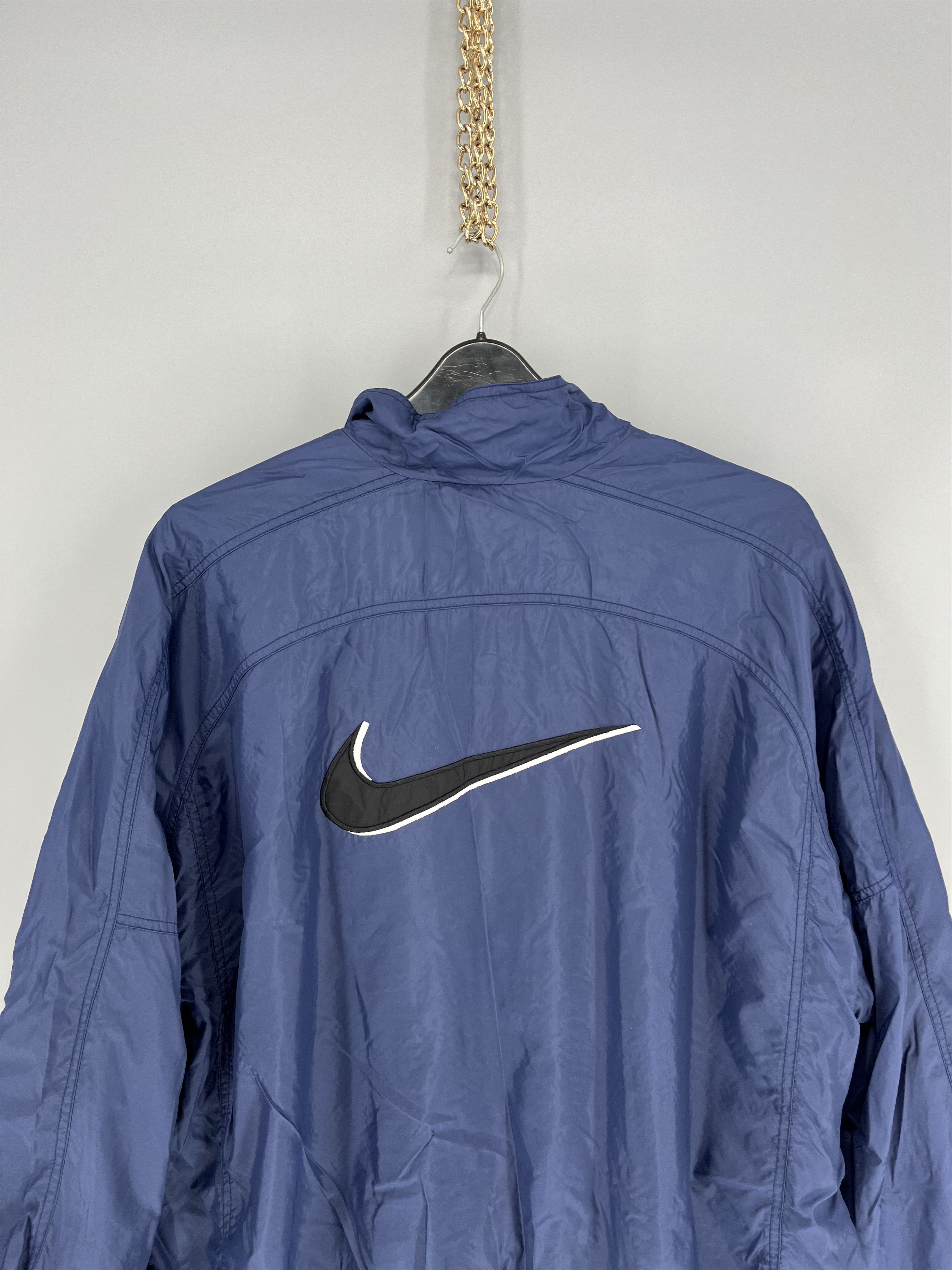 Nike Vintage 90s Nike Y2K big swoosh jacket streetwear rare Size US XL / EU 56 / 4 - 11 Thumbnail