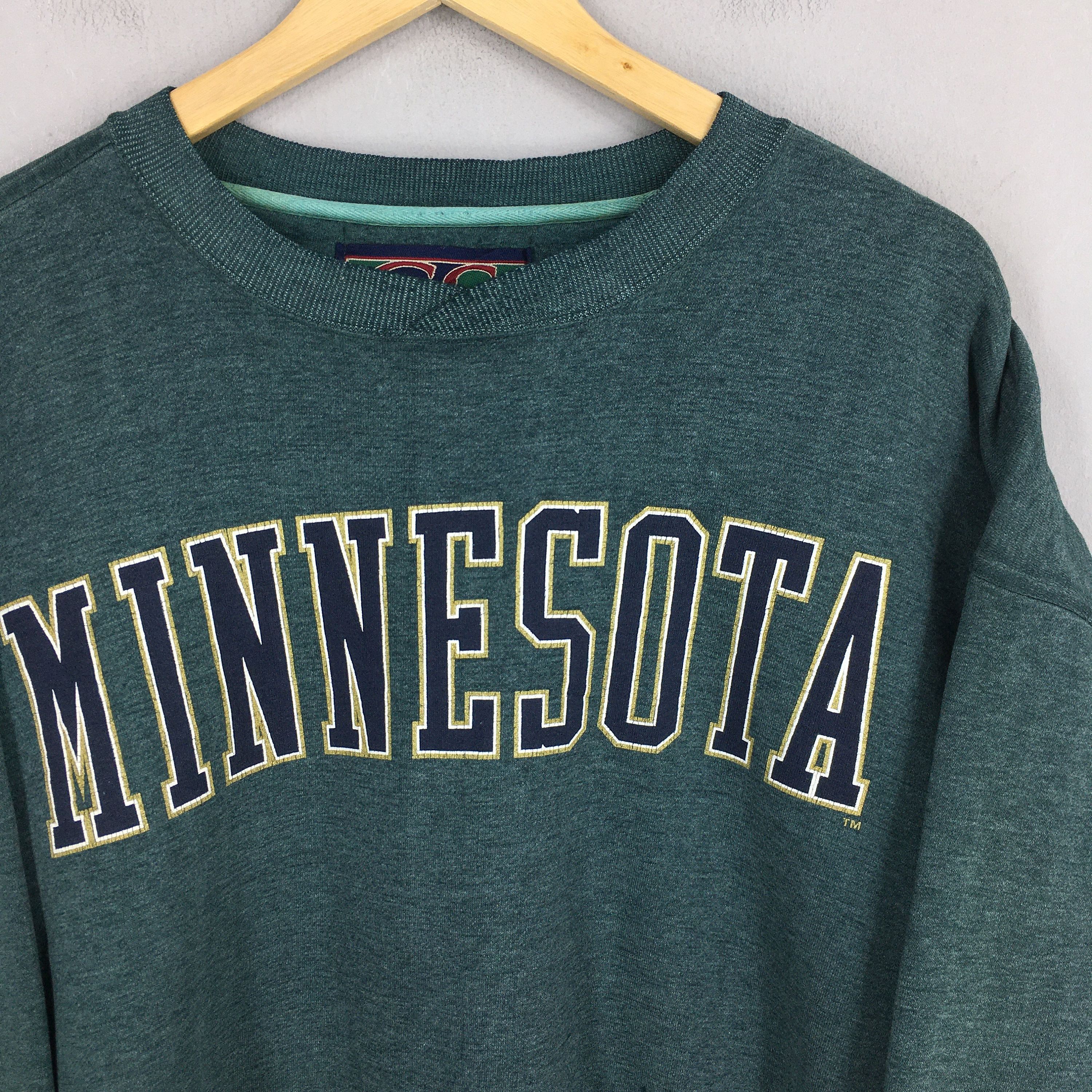 Other Vintage University Of Minnesota Green Sweatshirt XLarge Size US XL / EU 56 / 4 - 2 Thumbnail