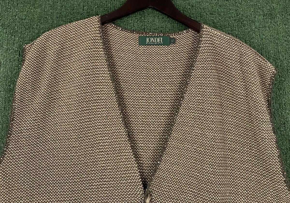 Other Vintage 90’s Jondel Textured Knit Sweater Vest Mens XL Size US XL / EU 56 / 4 - 2 Thumbnail
