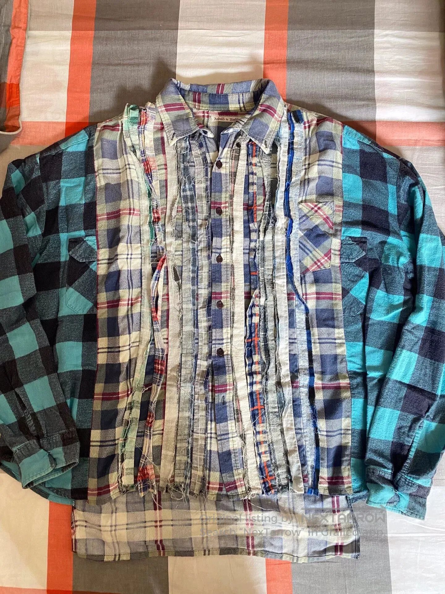 vintage patchwork shirt by Needles.