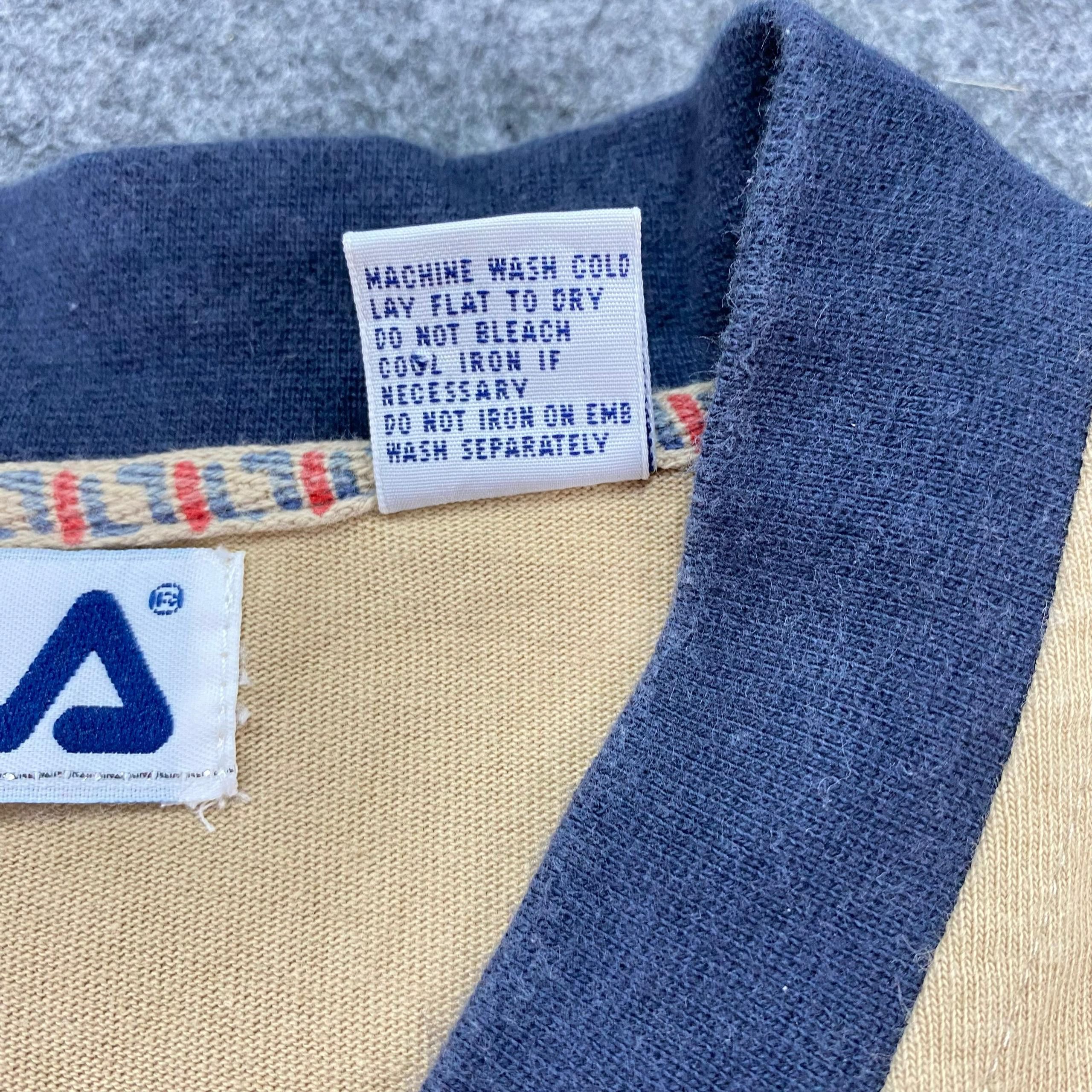 Fila Vintage Fila Athletic Sports Dept Long Sleeve Shirt Size US M / EU 48-50 / 2 - 11 Thumbnail