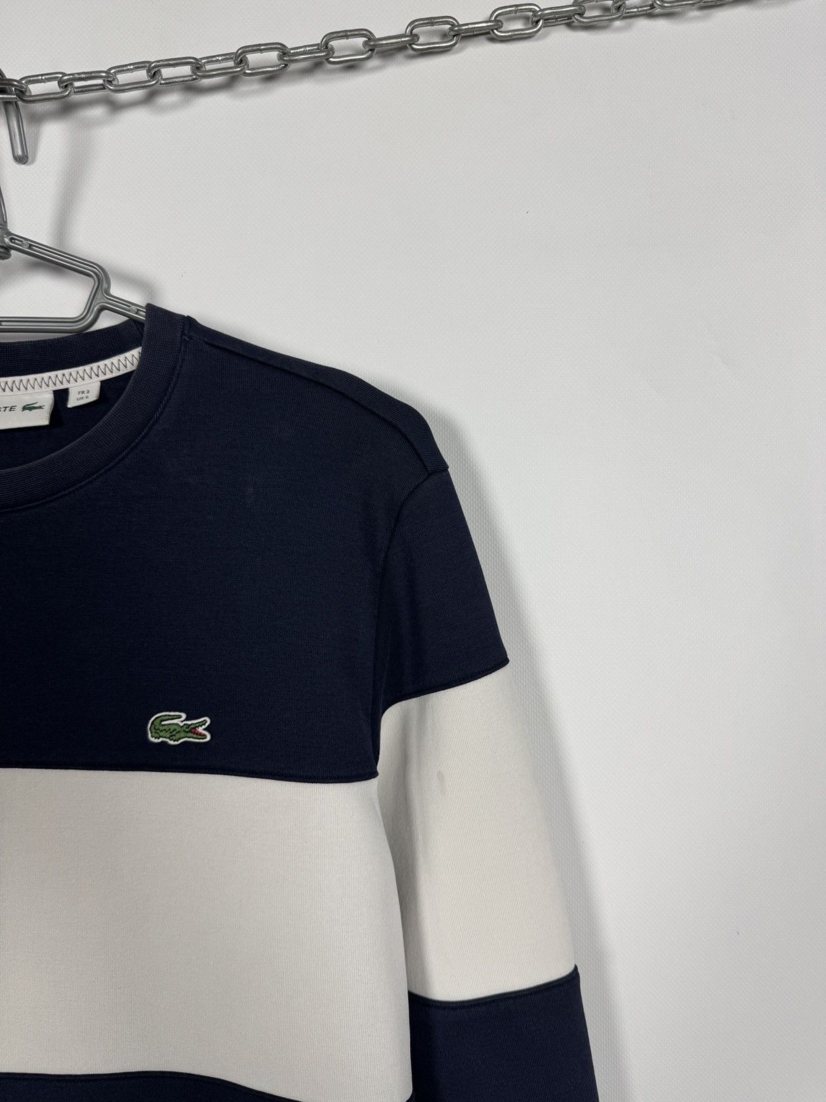 Lacoste Lacoste Colorblock Crewneck Sweatshirt Pullover Sz 3 (Small) Size US S / EU 44-46 / 1 - 2 Thumbnail